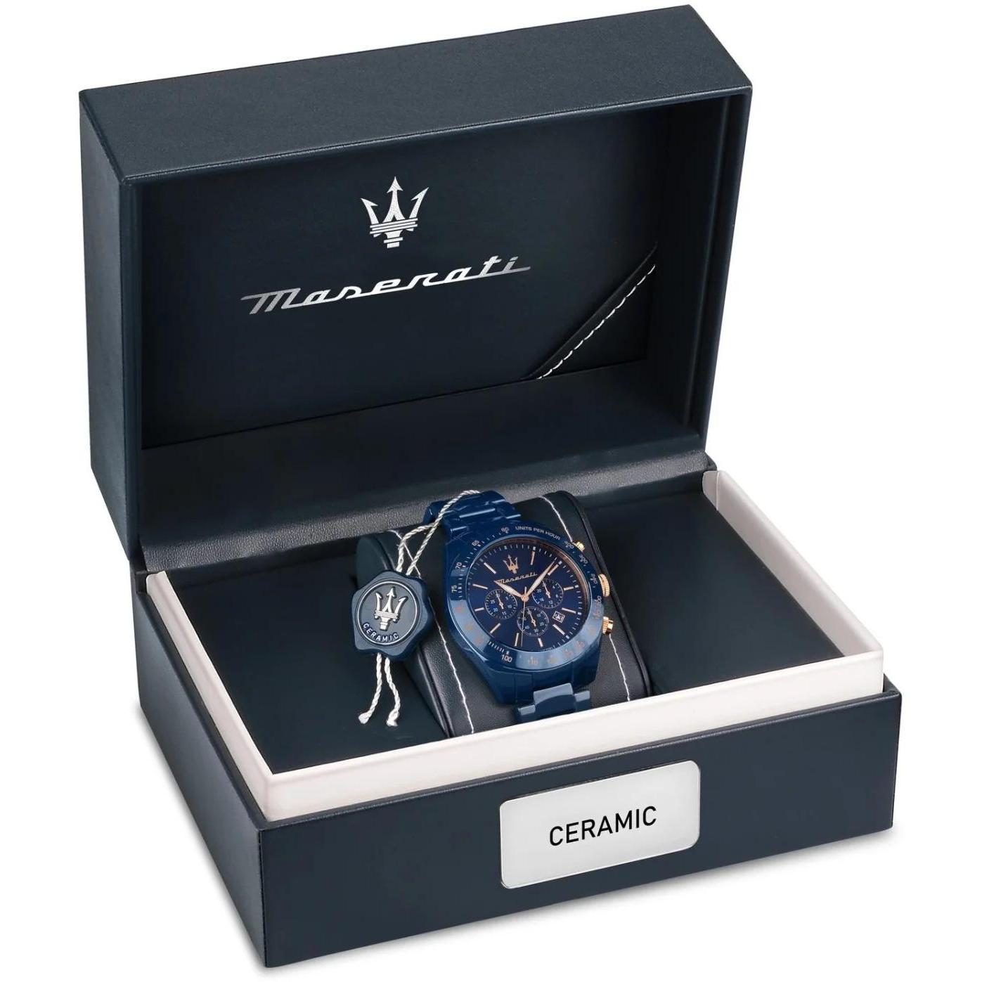zegarek Maserati R8873650002 TRAGUARDO męski z tachometr Traguardo - miniatura 3