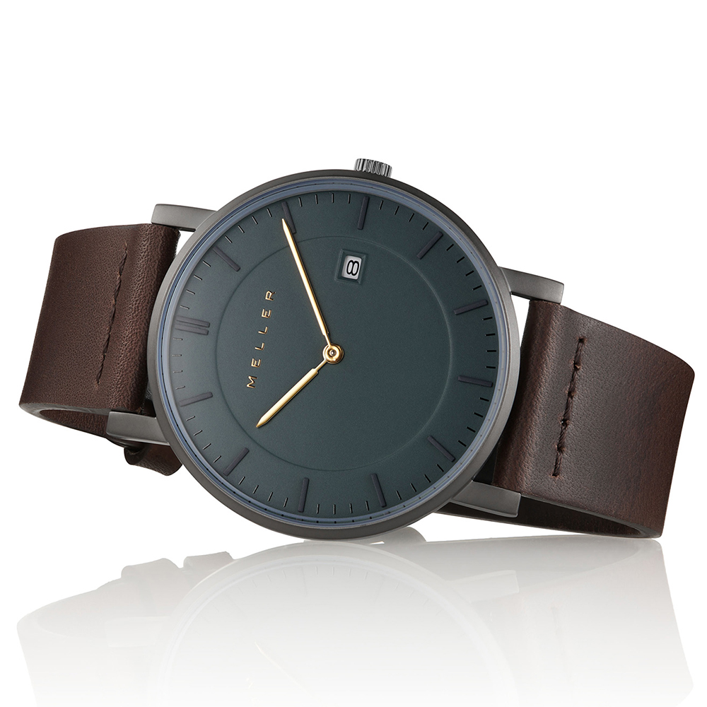 Meller 1G-1BROWN męski zegarek Astar pasek