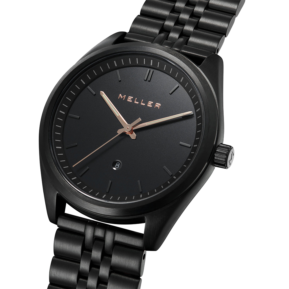 Meller 6NR-3BLACK Ekon Ekon Baki Black zegarek męski klasyczny mineralne z powłoką szafirową - miniatura 8