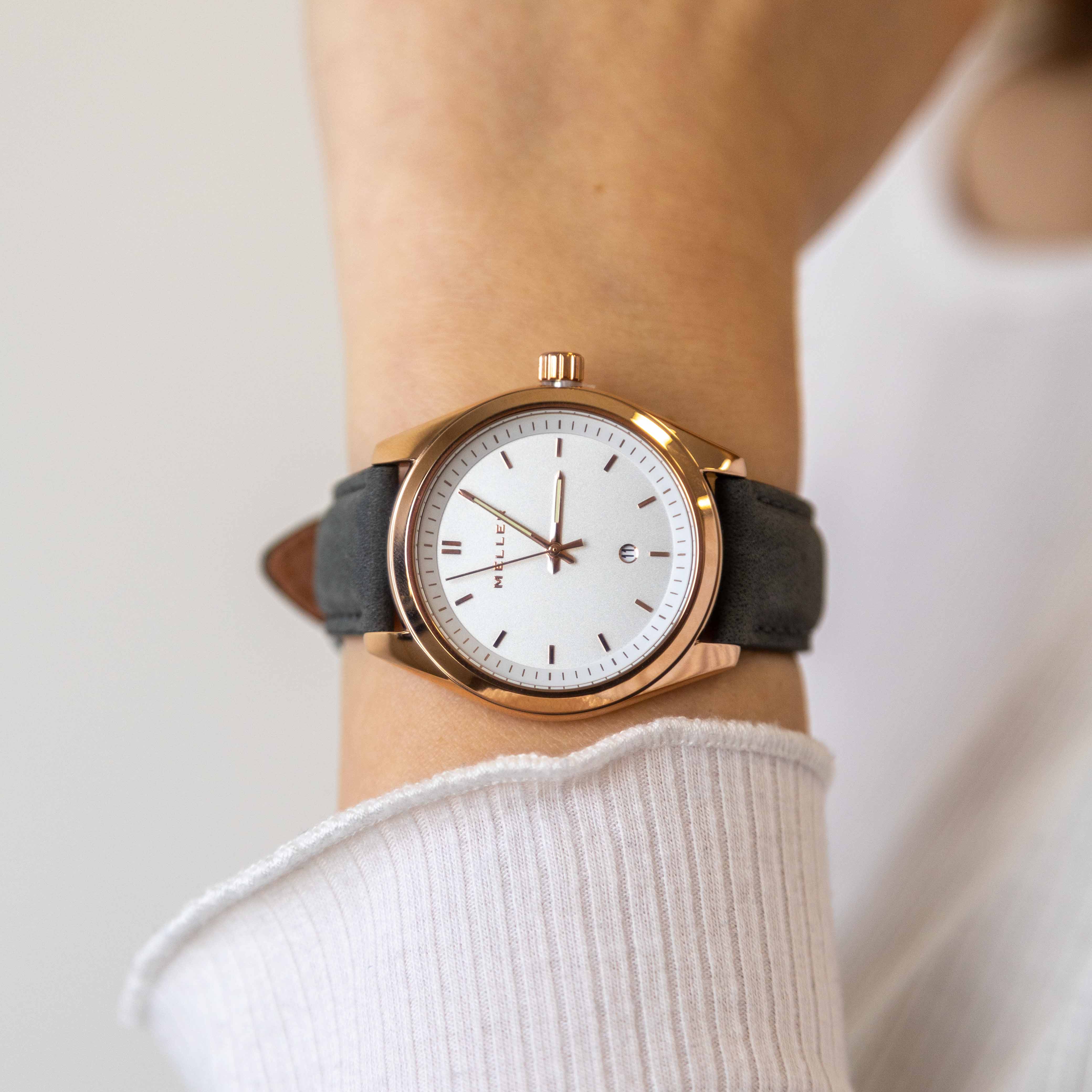 zegarek Meller W9RB-1GREY Maya Roos Grey Maya mineralne z powłoką szafirową