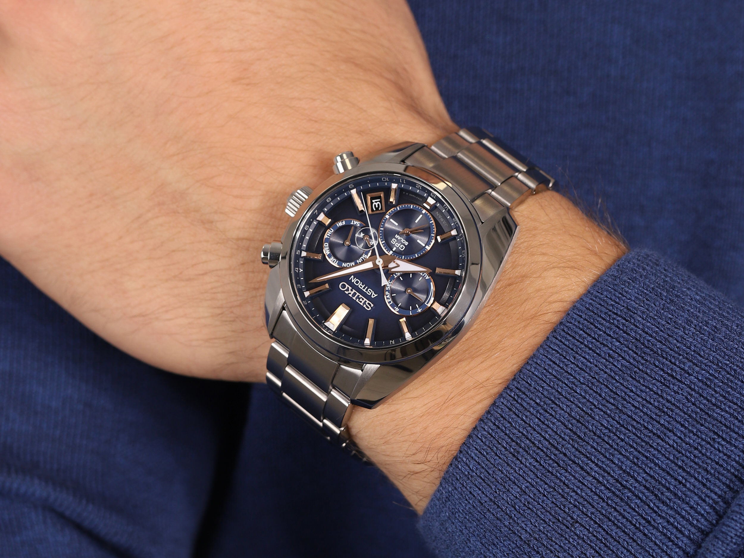 Seiko SSH049J1 Astron GPS Solar zegarek sportowy Astron - miniatura 4