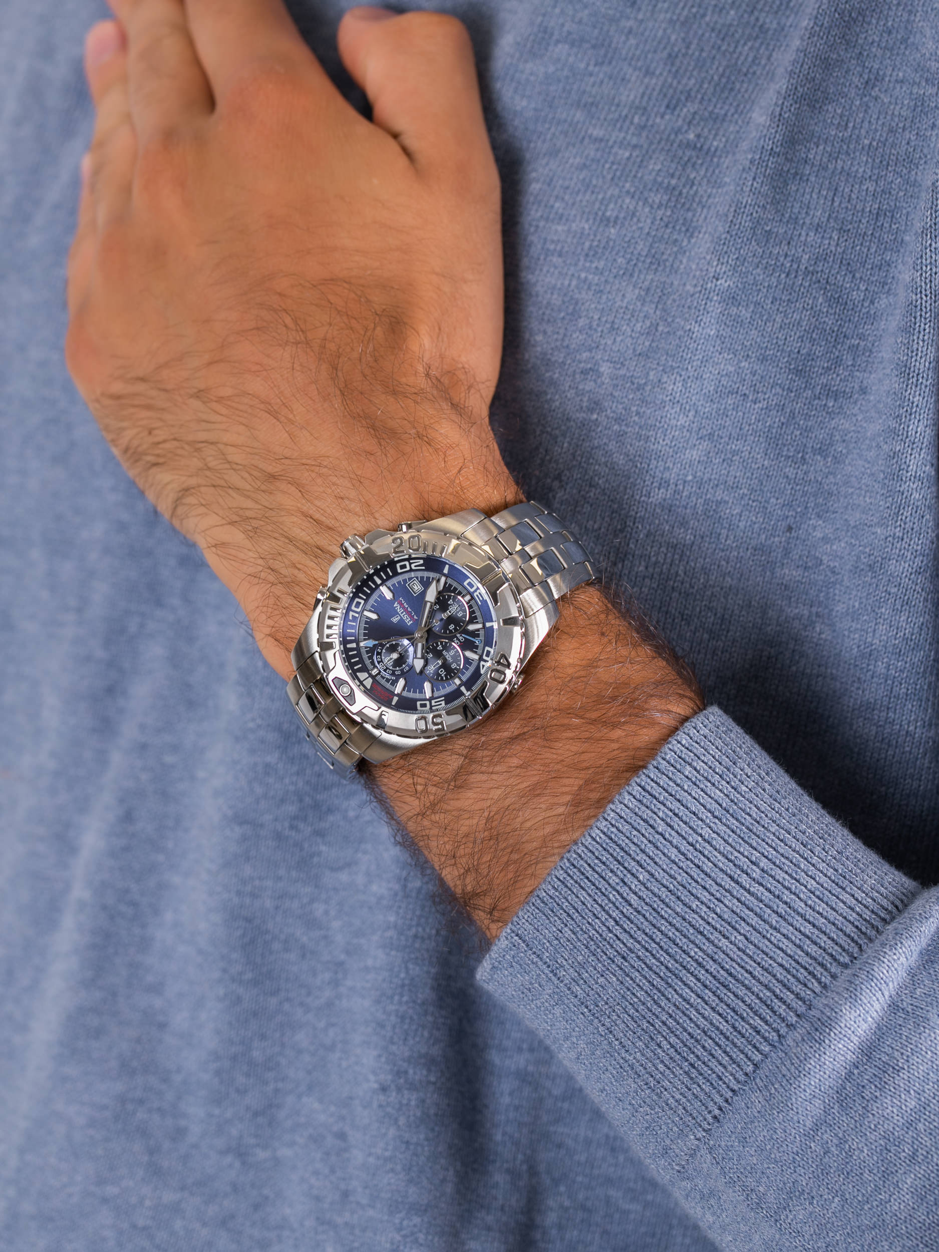 zegarek Festina F16095-4 Chrono Bike męski z chronograf Chronograf - miniatura 3