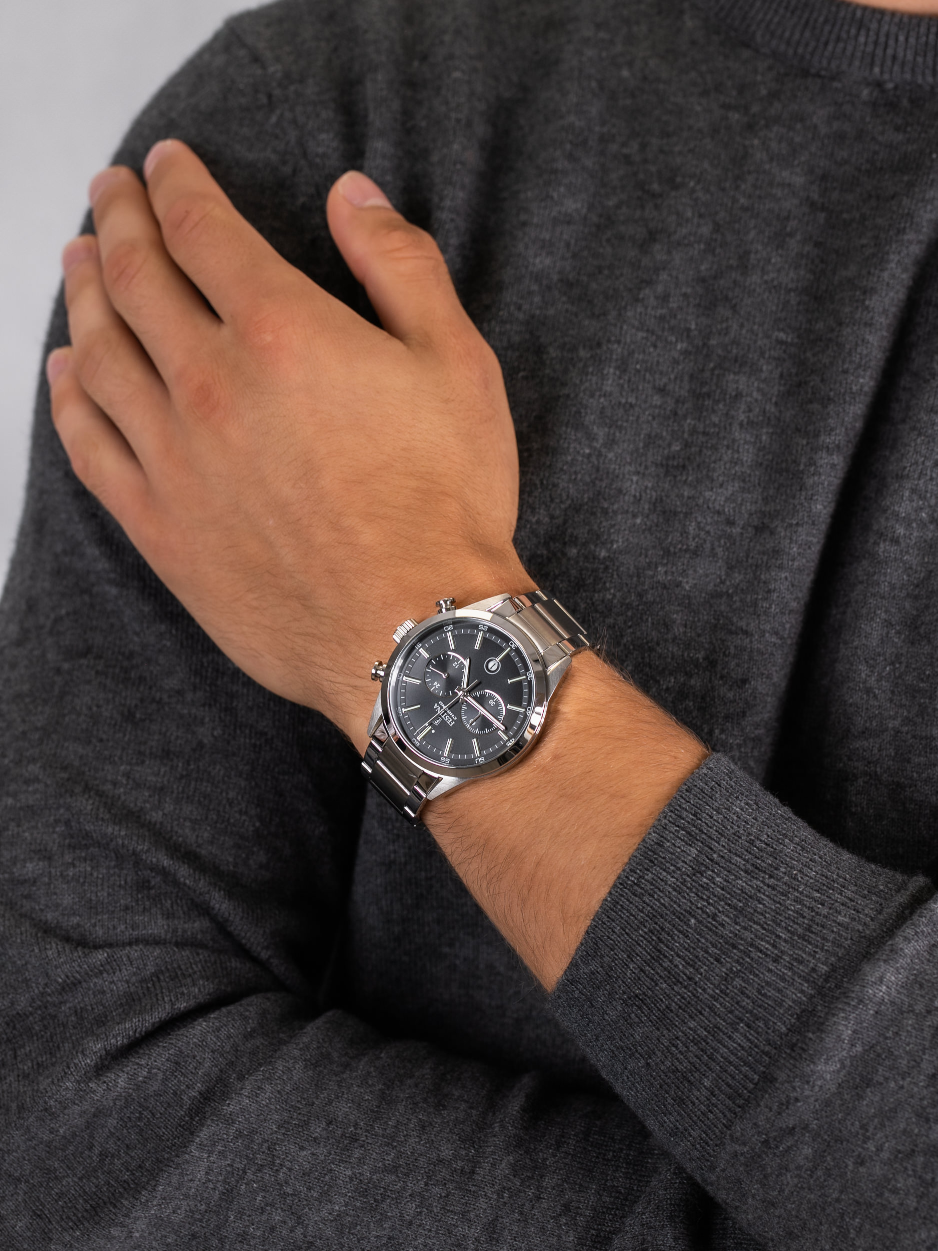 zegarek Festina F16826-C CHRONO męski z chronograf Chronograf - miniatura 3