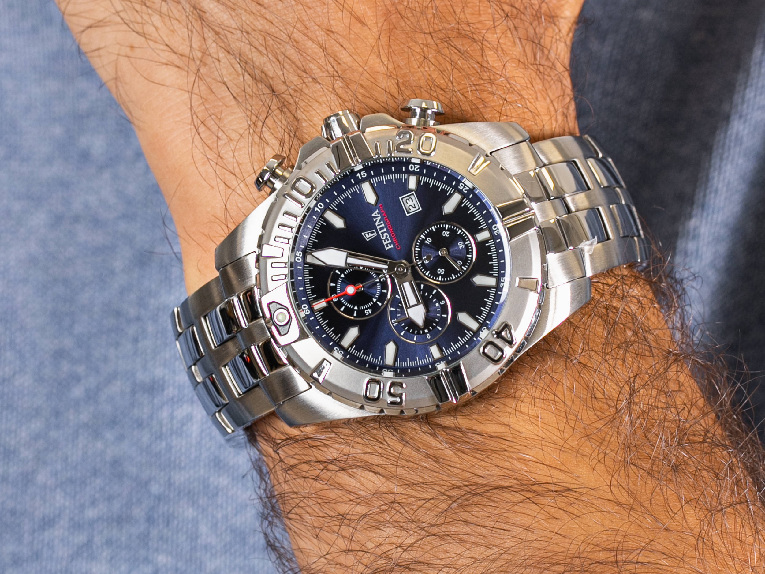 Festina F20355-2 Chrono Sport zegarek klasyczny Chronograf - miniatura 4