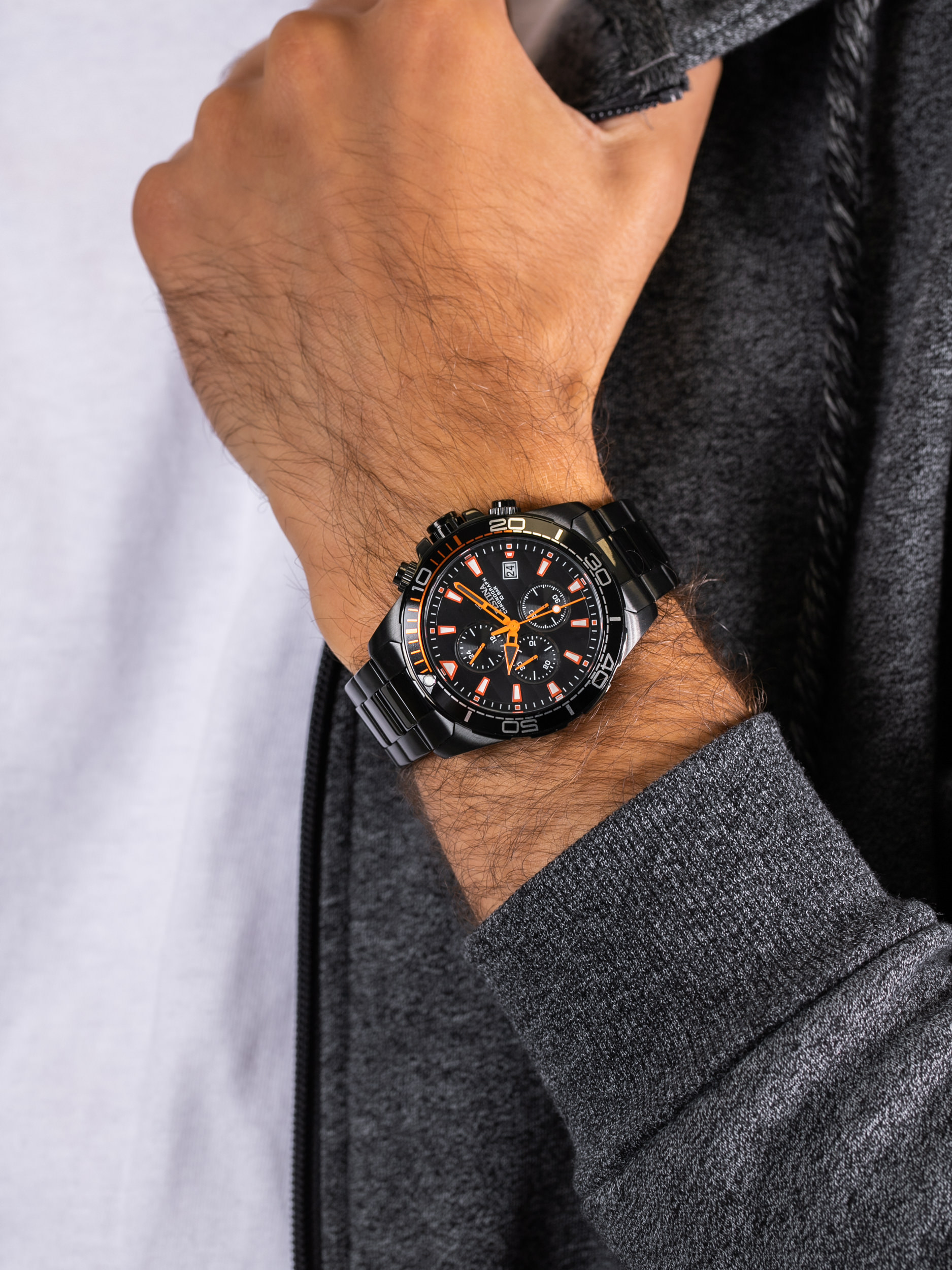 zegarek Festina F20365-1 The Originals Chronograph męski z chronograf Chronograf - miniatura 3