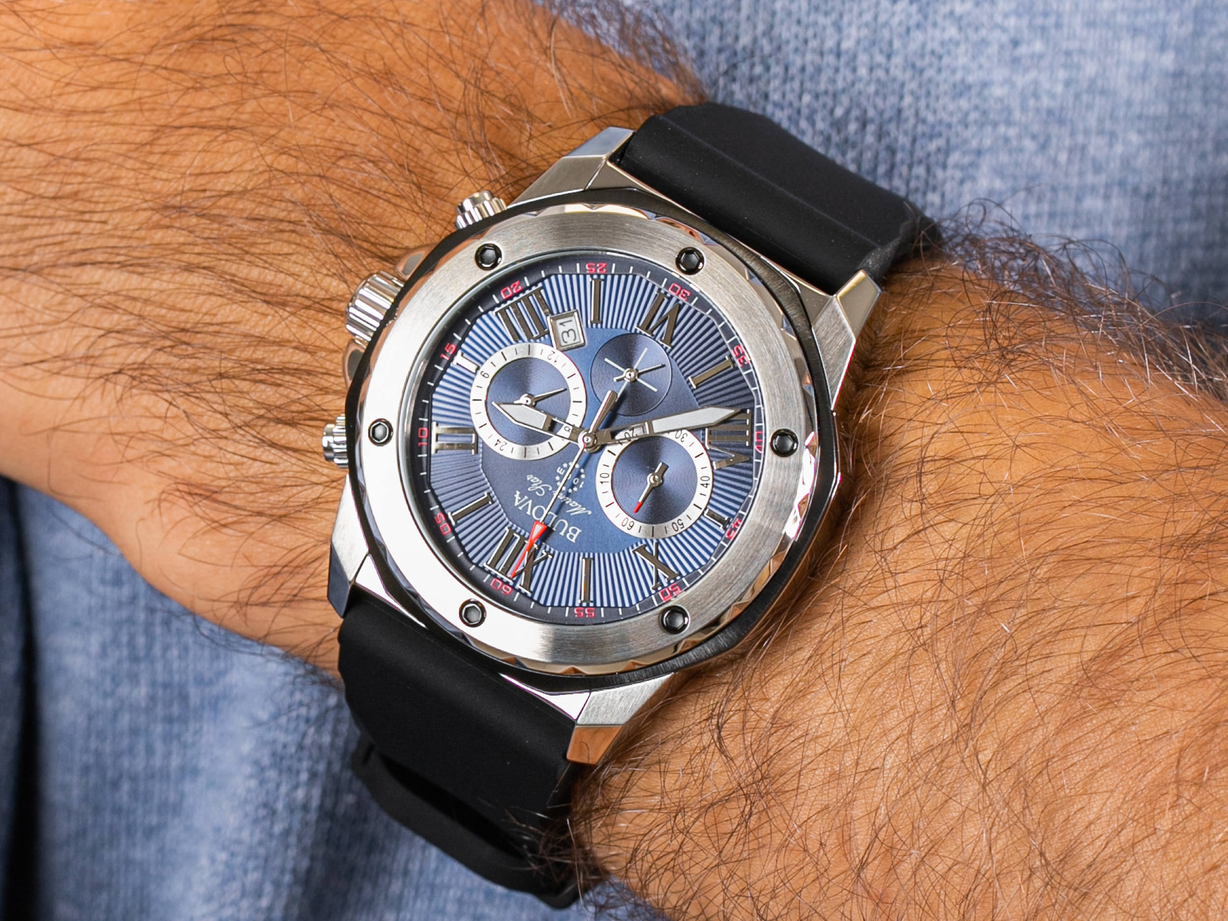 Bulova 98B258 zegarek klasyczny Classic - miniatura 4
