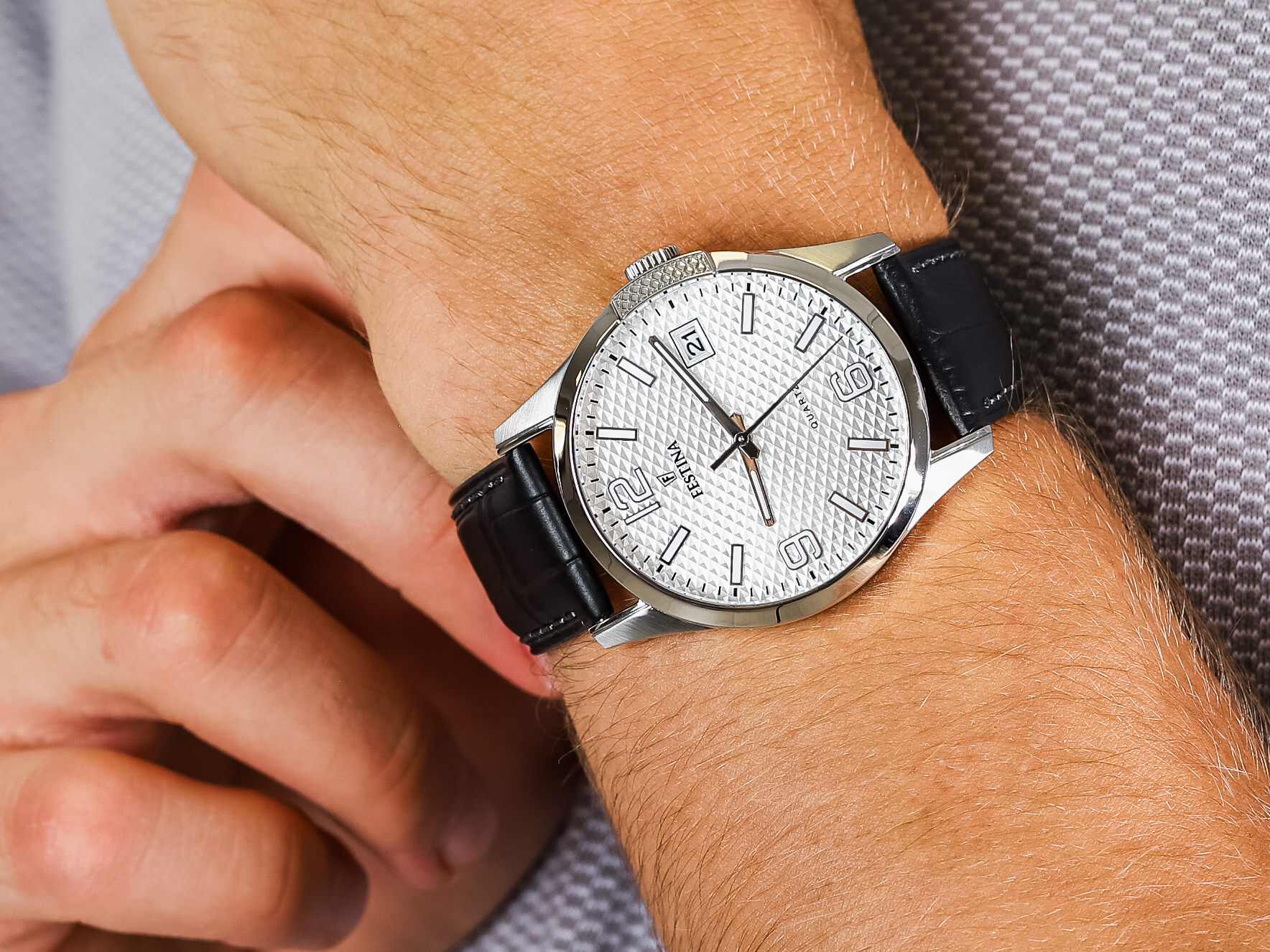 Festina F16982-1 Retrograde zegarek klasyczny Classic - miniatura 4