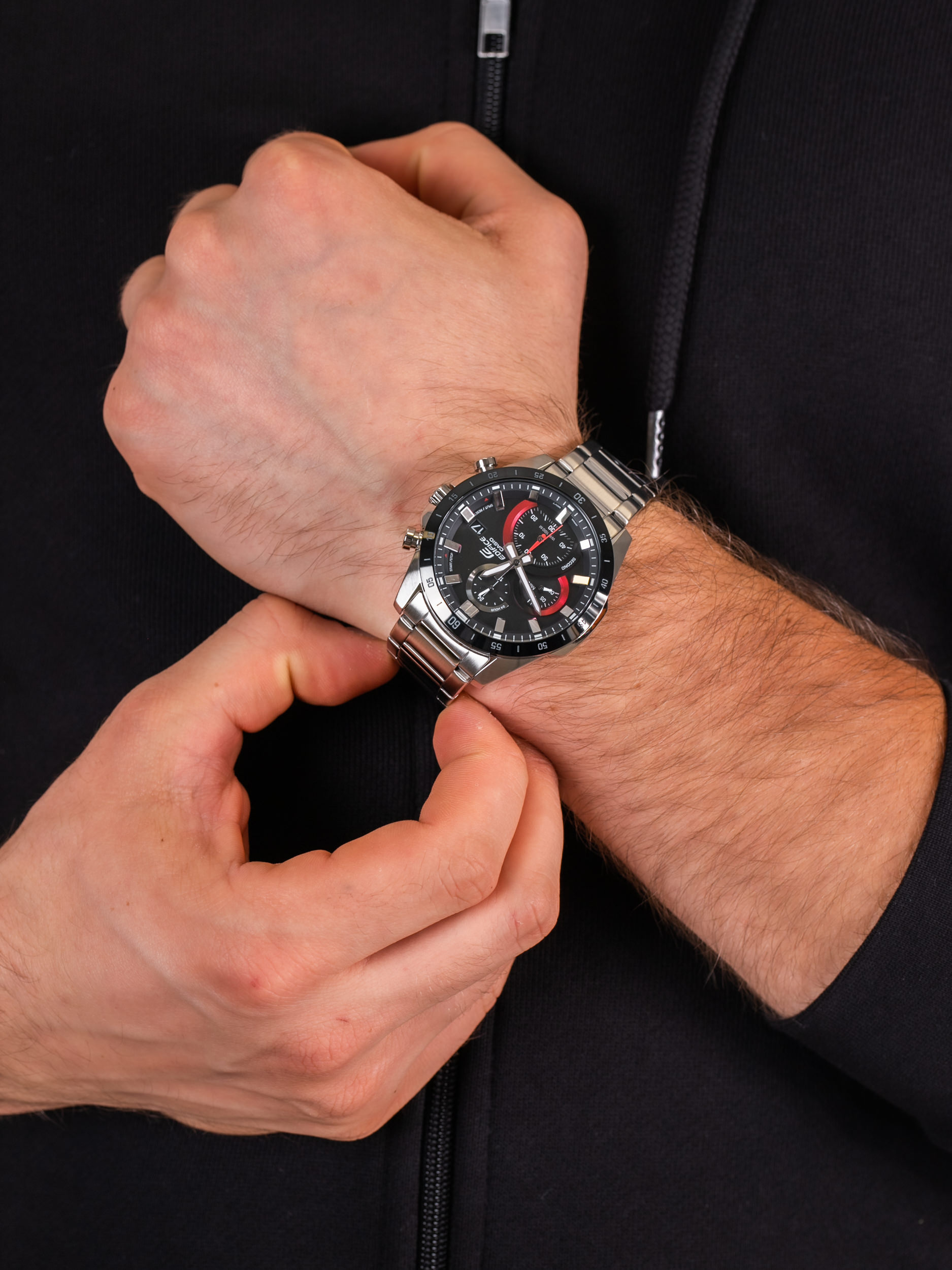 zegarek Edifice EFR-571DB-1A1VUEF męski z chronograf Edifice - miniatura 3