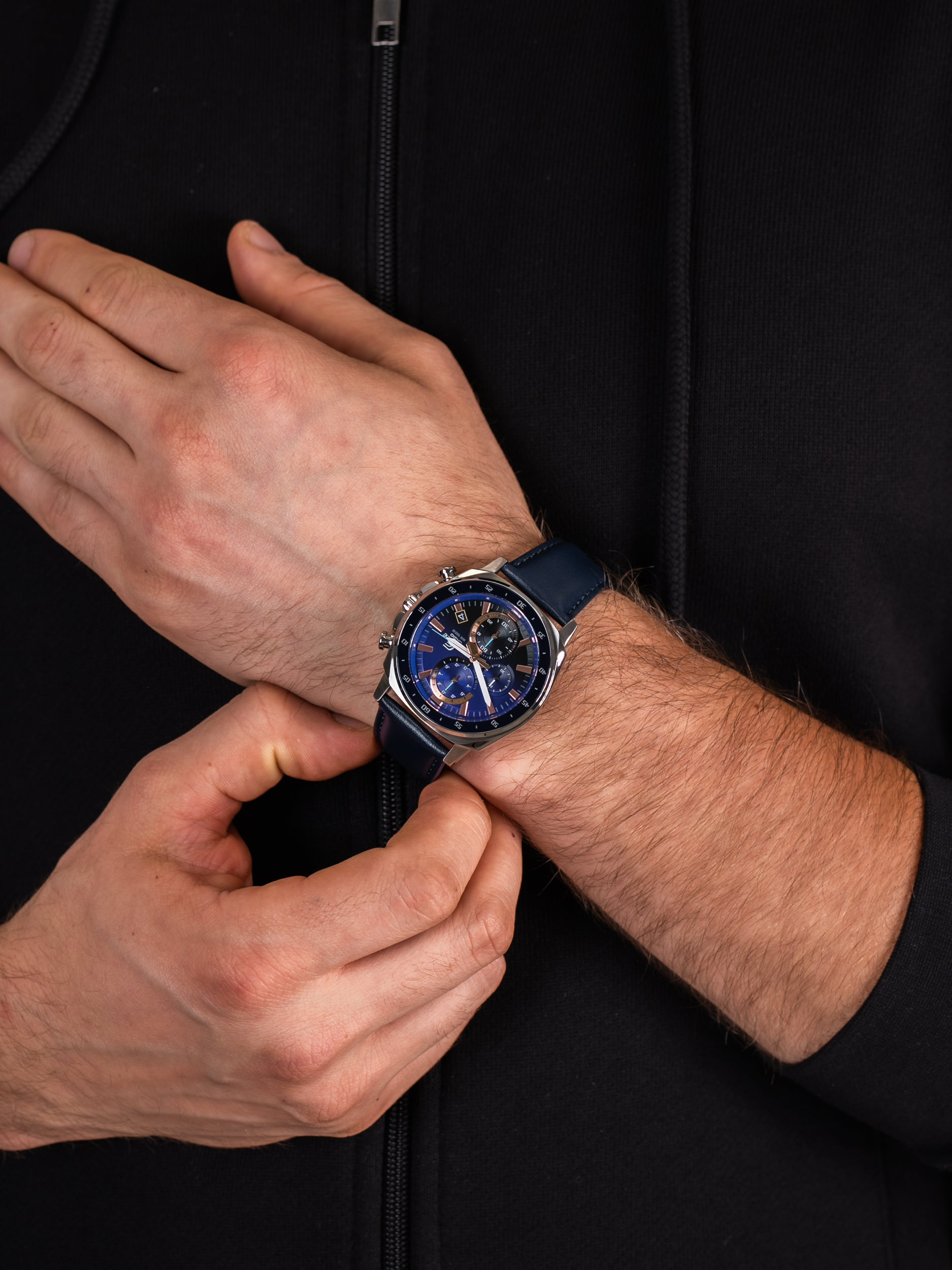 Edifice EFV-600L-2AVUEF męski zegarek EDIFICE Momentum pasek - miniatura 3