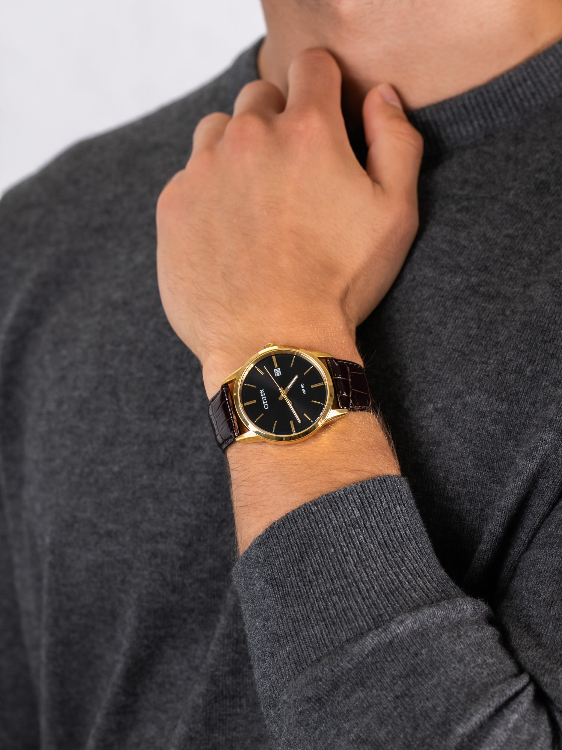 Citizen BI5002-06E męski zegarek Elegance pasek
