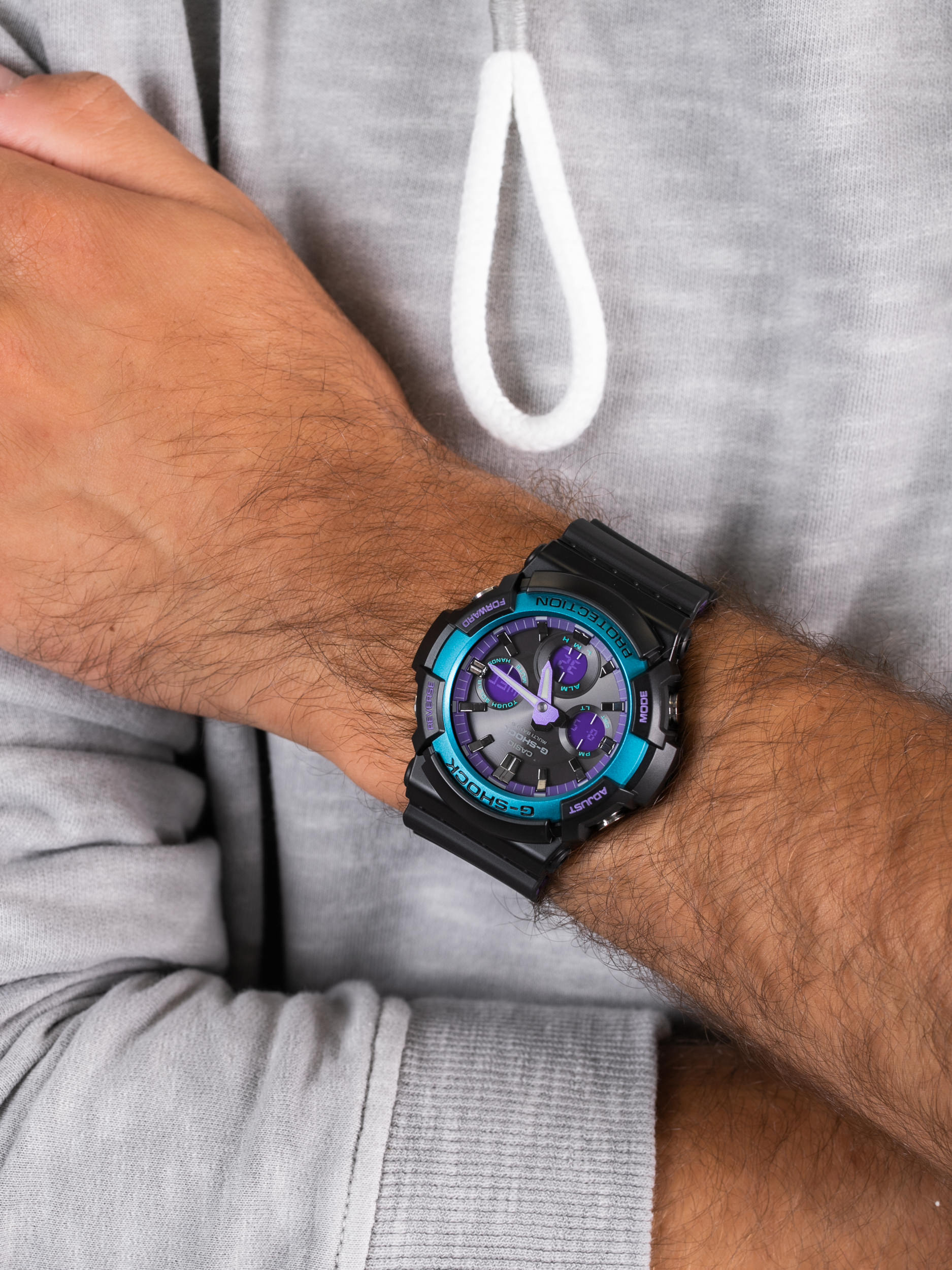 G-Shock GAW-100BL-1AER męski zegarek G-SHOCK Original pasek - miniatura 3