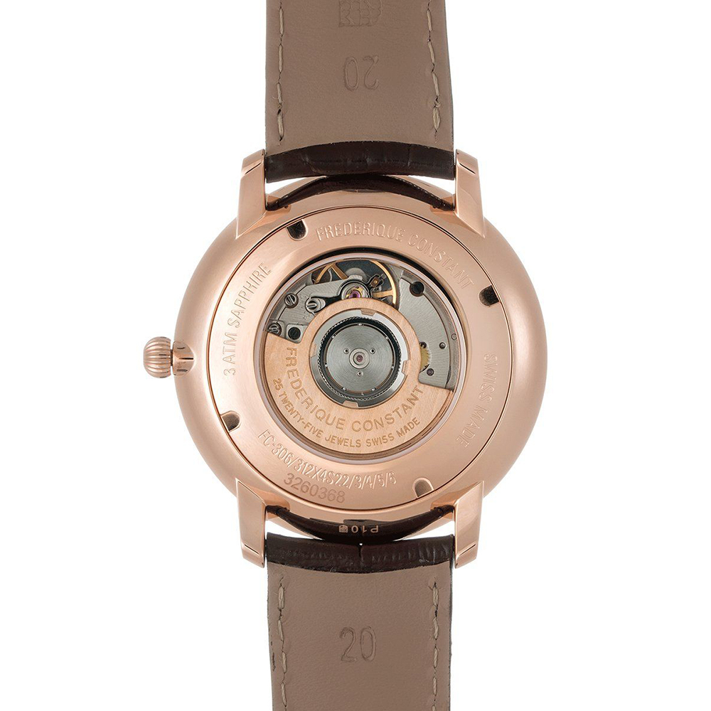 Frederique Constant FC-306MR4S4 męski zegarek Slimline pasek - miniatura 3