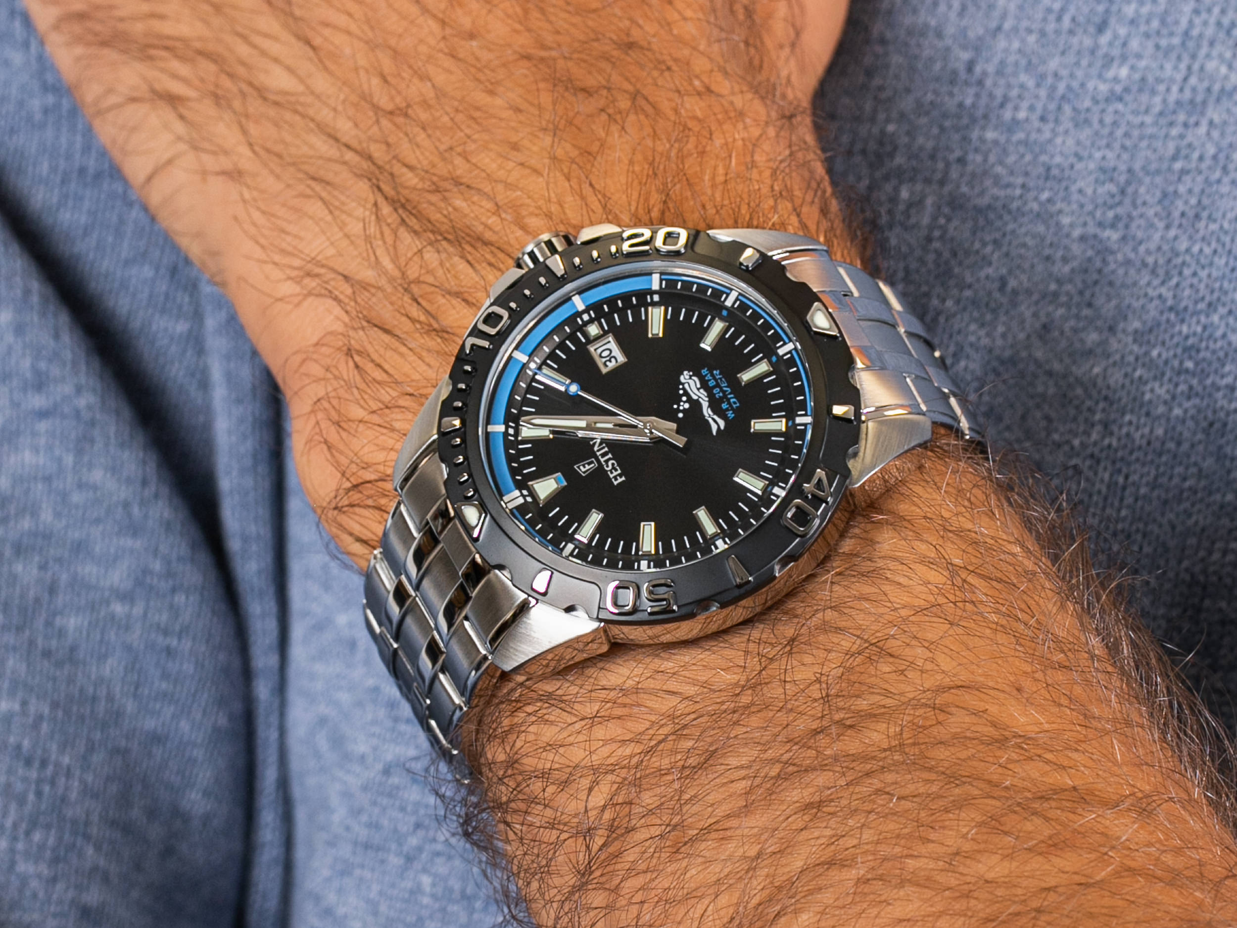 Festina F20461-4 The Originals Diver 200m zegarek klasyczny Sport - miniatura 4