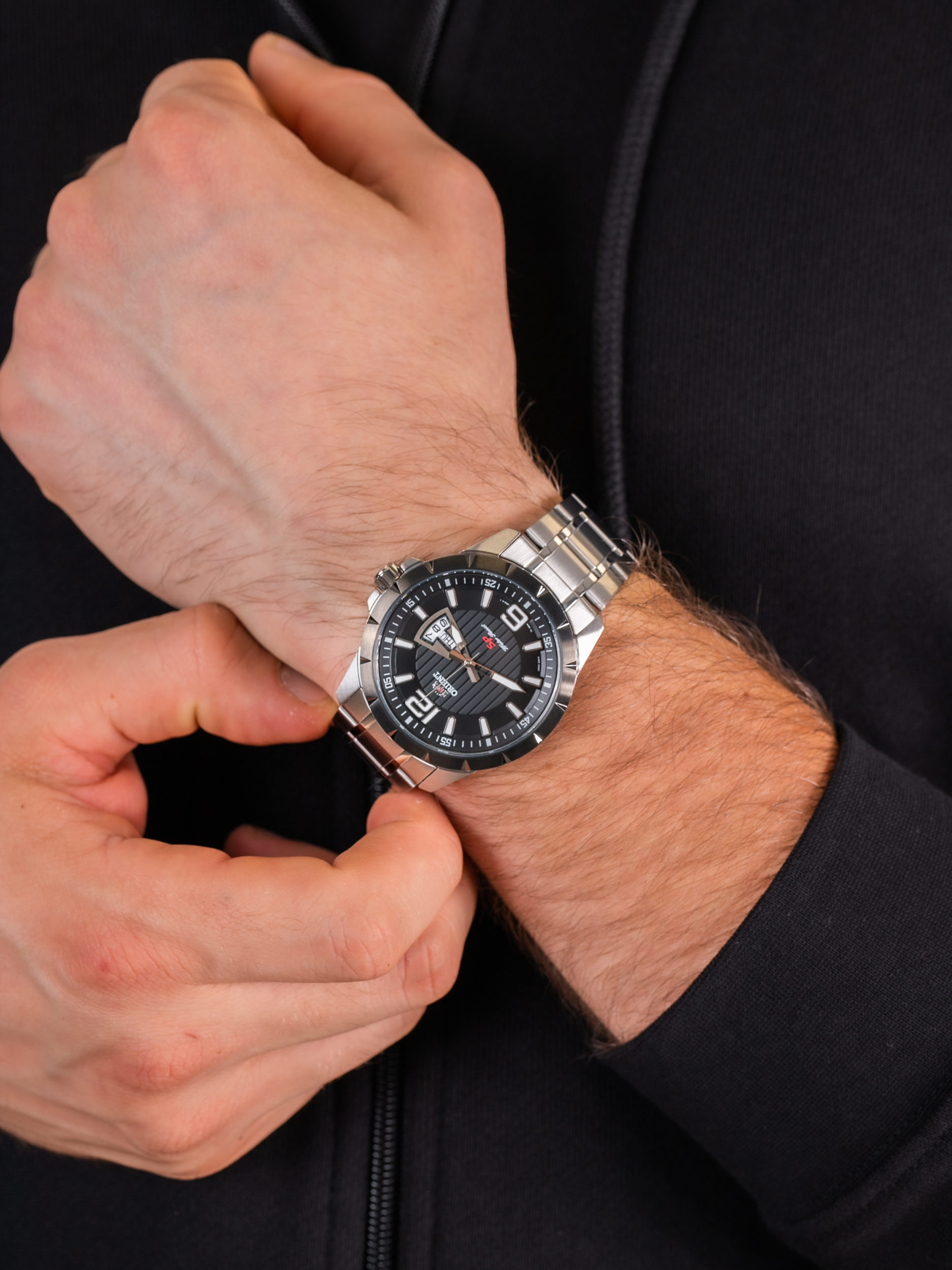 Orient FUG1X001B9 męski zegarek Sports bransoleta - miniatura 3