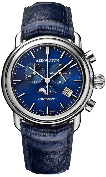 Aerowatch 84934-AA05 1942 1942 CHRONO QUARTZ - zdjęcie 1