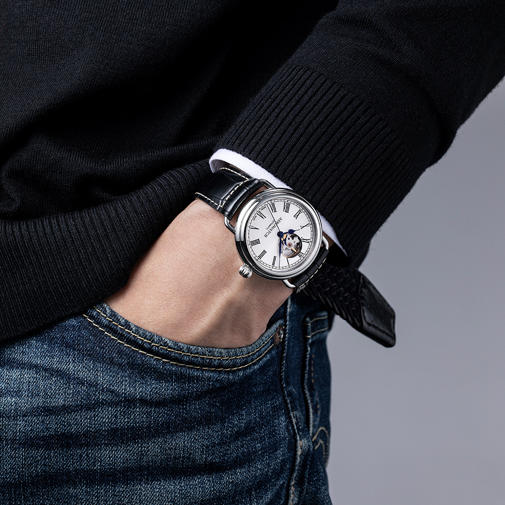 zegarek Aerowatch A-68900-AA03 srebrny 1942 - miniatura 7