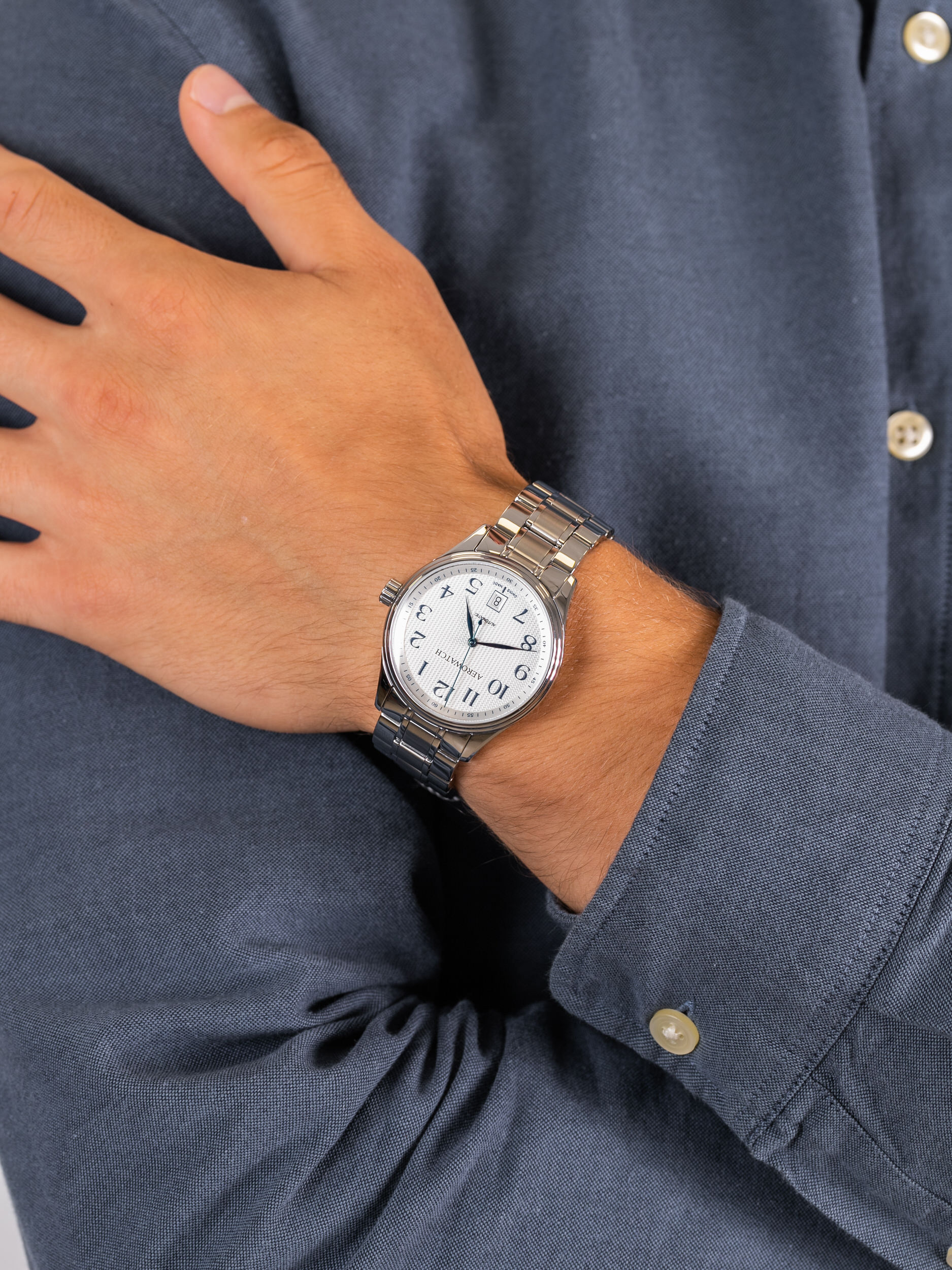 Aerowatch 60979-AA01-M męski zegarek Les Grandes Classiques bransoleta - miniatura 3
