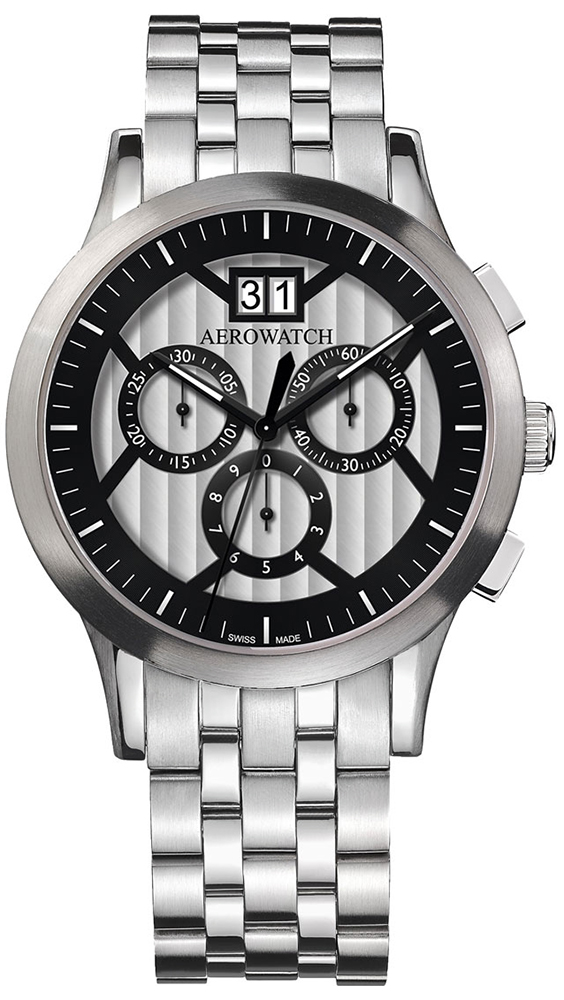Aerowatch LES GRANDES CLASSIQUES CHRONOGRAPH 80966-AA04-M