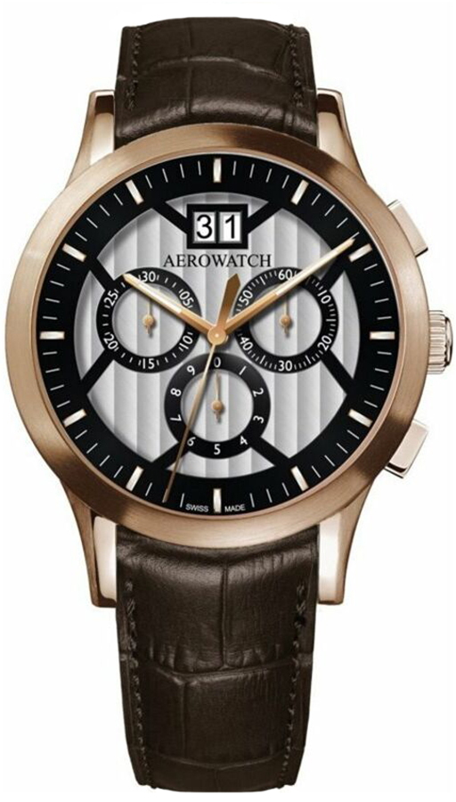 Aerowatch LES GRANDES CLASSIQUES CHRONOGRAPH 80966-RO05