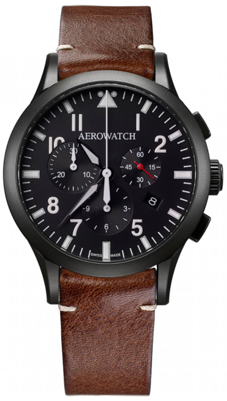 Aerowatch LES GRANDES CLASSIQUES PILOTE CHRONO 83966-NO03