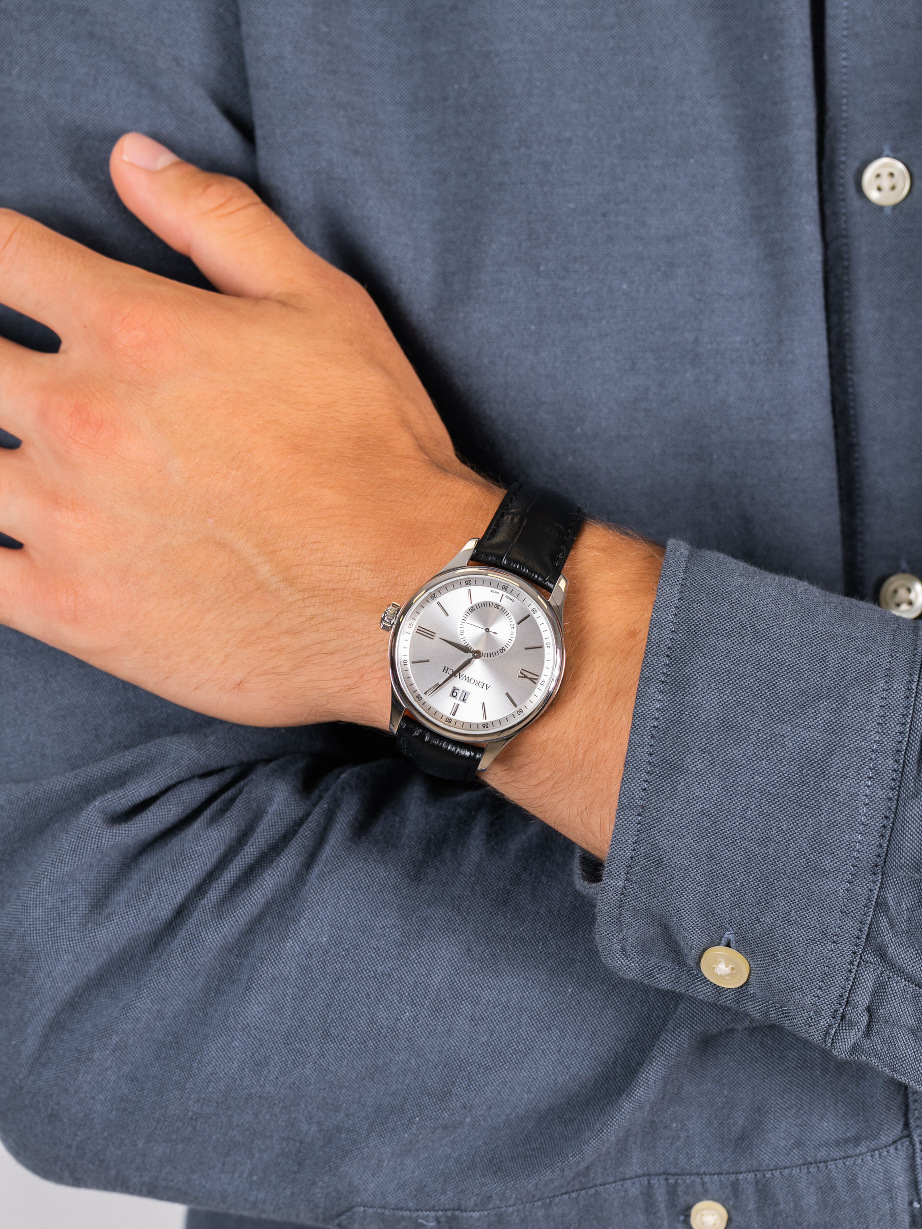 Aerowatch 41985-AA01 męski zegarek Renaissance pasek - miniatura 3