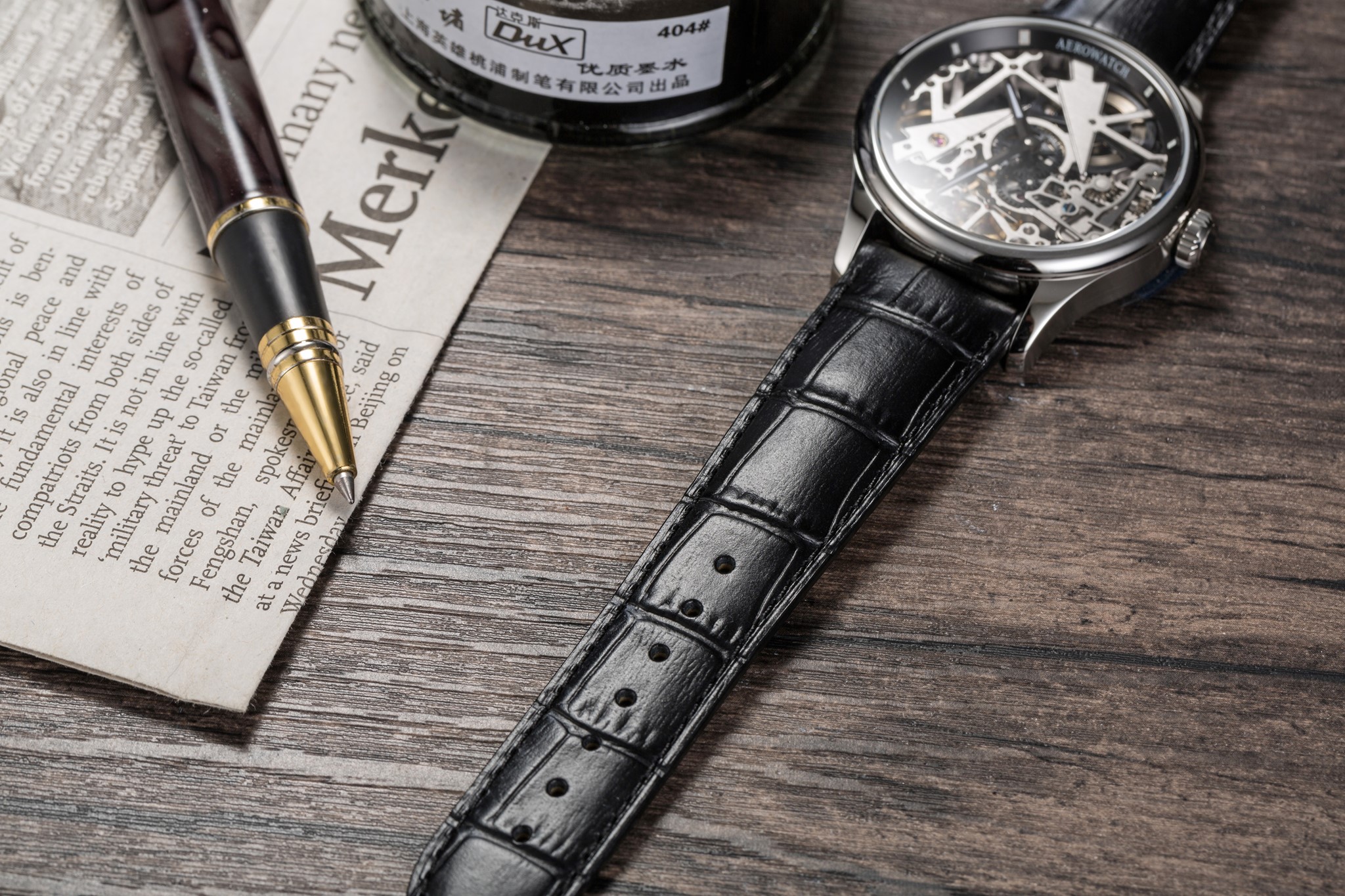 Aerowatch 50981-AA12 RENAISSANCE SKELETON FIR TREE zegarek klasyczny Renaissance - miniatura 6