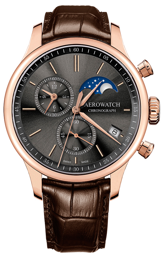 Aerowatch RENAISSANCE CHRONO MOON PHASES 78986-RO02