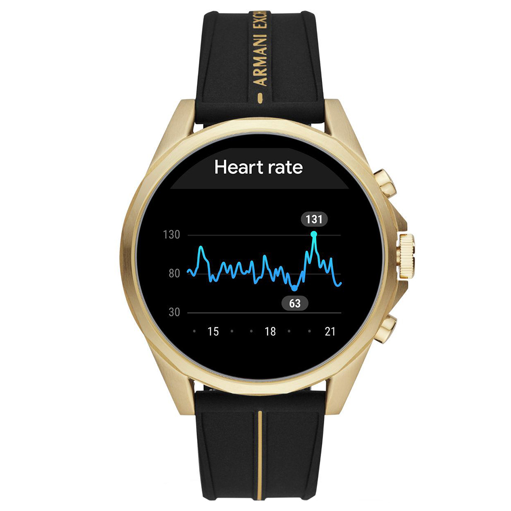 Armani Exchange AXT2005 zegarek złoty sportowy Fashion pasek - miniatura 5