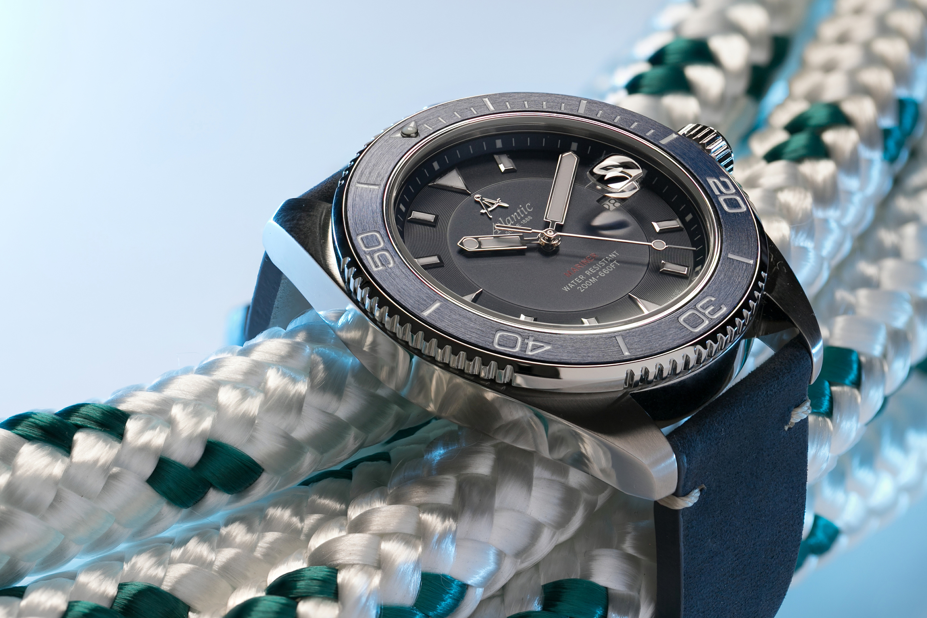 zegarek Atlantic 80371.41.51 kwarcowy męski Mariner - miniatura 6