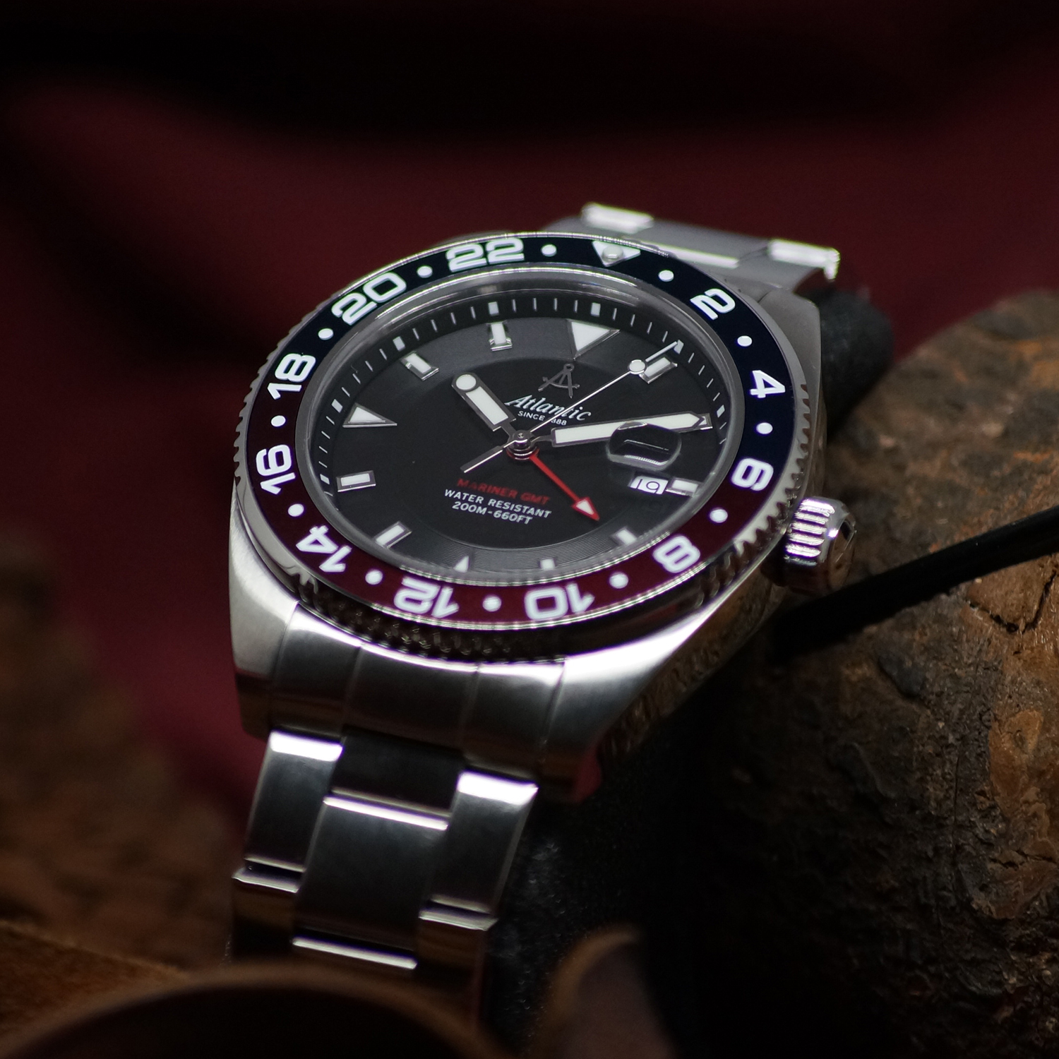 Atlantic 80575.41.61 zegarek srebrny klasyczny Mariner bransoleta - miniatura 5