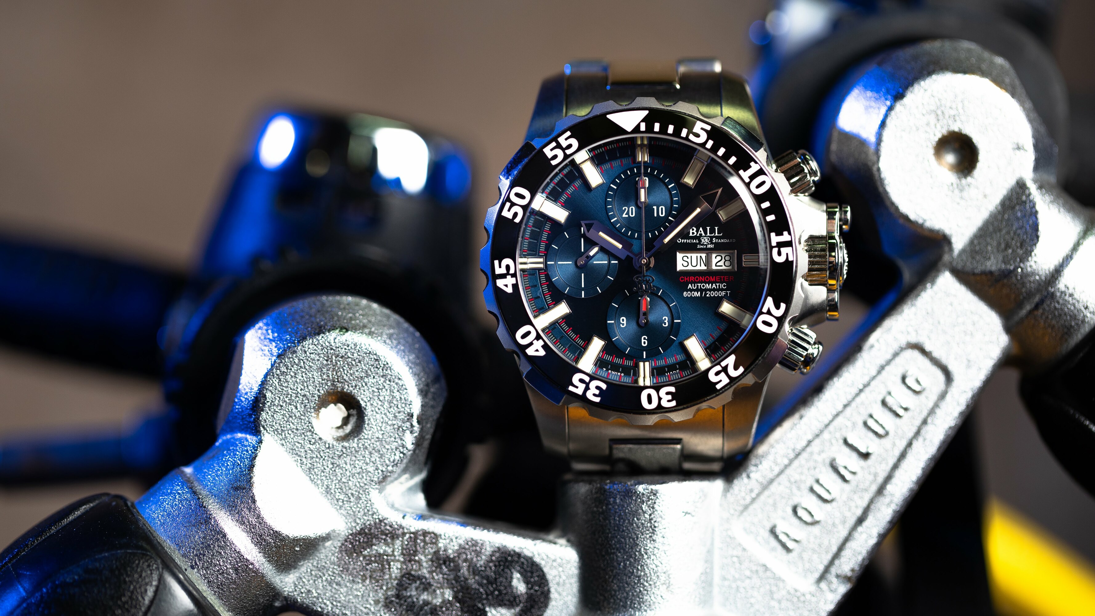 Ball DC3026A-SC-BK zegarek męski sportowy Engineer Hydrocarbon bransoleta - miniatura 10
