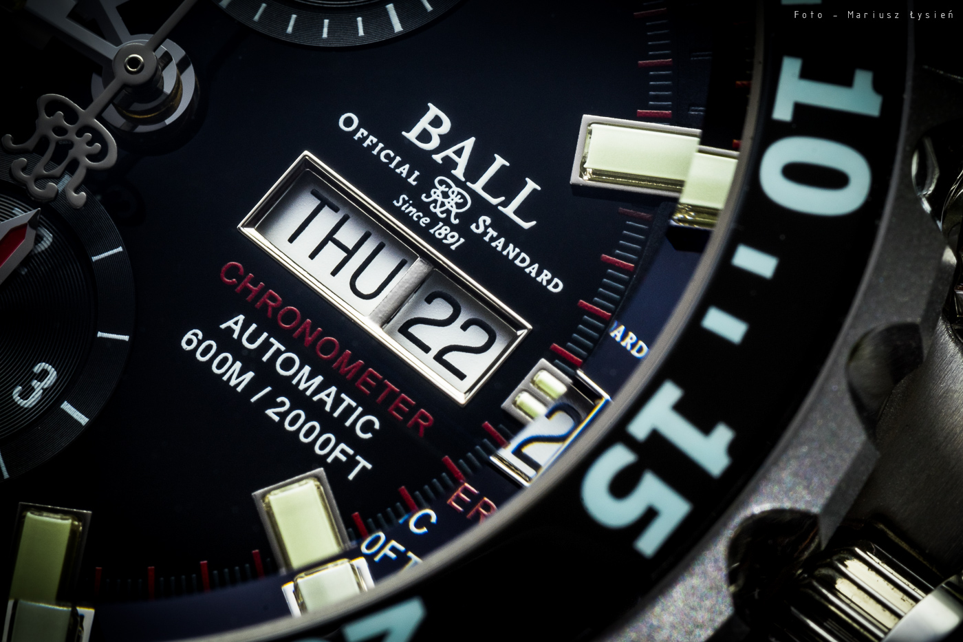 zegarek Ball DC3026A-SC-BK automatyczny męski Engineer Hydrocarbon Nedu - miniatura 6
