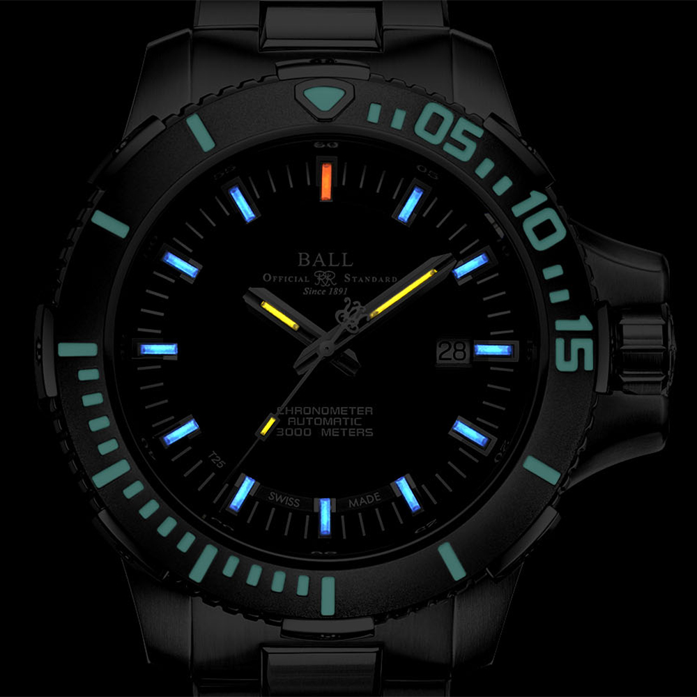 Ball DM3000A-PCJ-BK męski zegarek Engineer Hydrocarbon pasek - miniatura 3