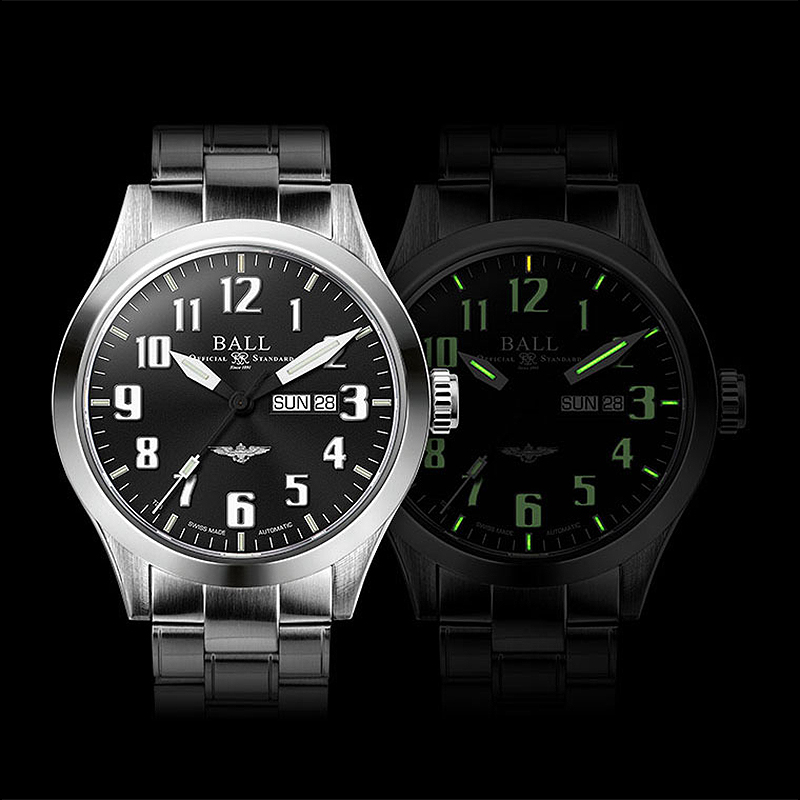 Ball NM2180C-S2J-BK Silver Star (46mm) zegarek klasyczny Engineer III - miniatura 3