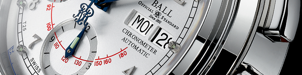 Ball CM1010D-SCJ-SL zegarek srebrny klasyczny Trainmaster bransoleta - miniatura 5