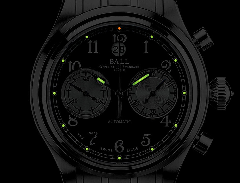 Ball CM1052D-L3FJ-BK zegarek męski Trainmaster - miniatura 2