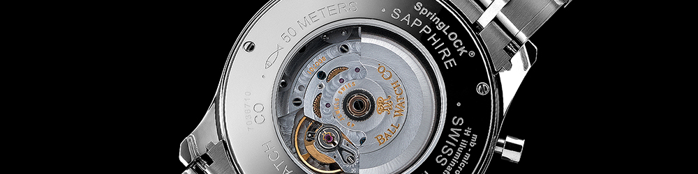 zegarek Ball CM1052D-L3FJ-WH Cannonball męski z chronograf Trainmaster - miniatura 3