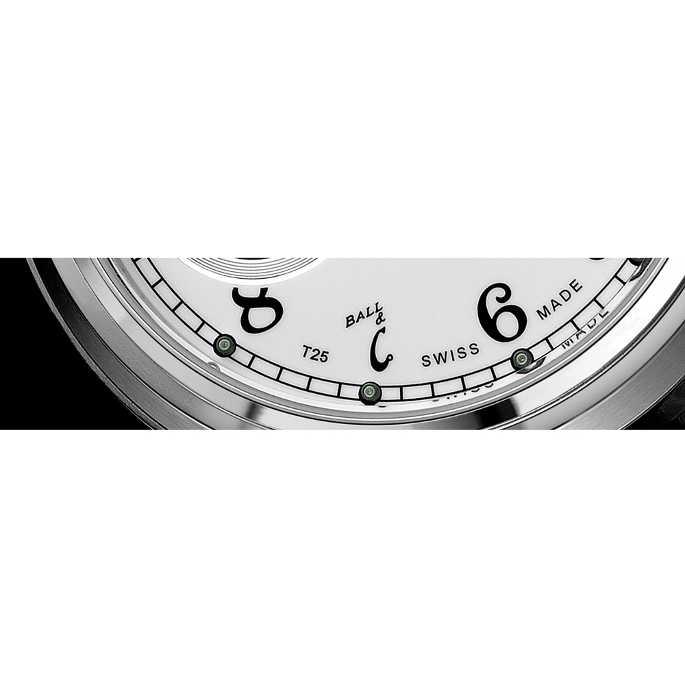 zegarek Ball CM1052D-S3J-WH Cannoballl męski z chronograf Trainmaster - miniatura 3