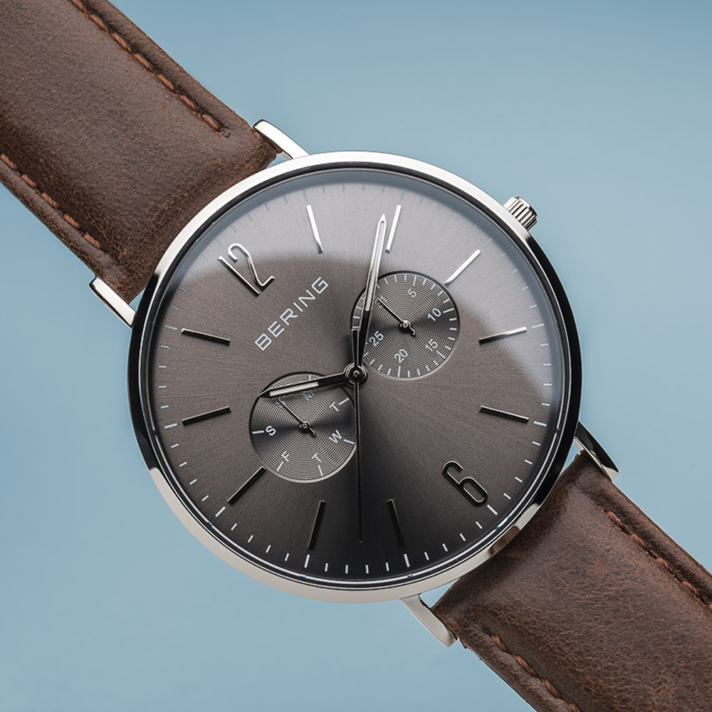 Bering 14240-309 zegarek srebrny klasyczny Classic bransoleta - miniatura 5