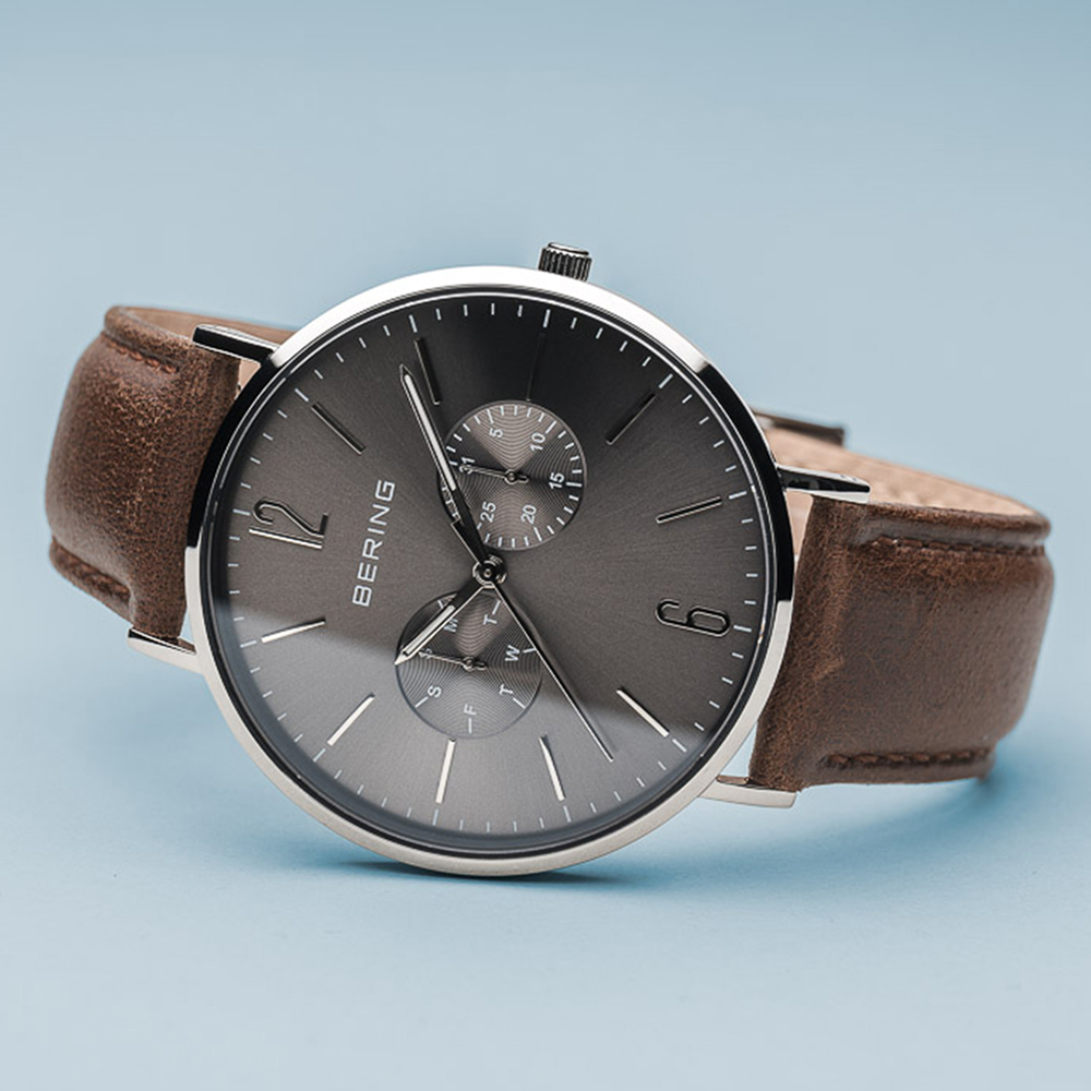 Bering 14240-309 Classic + pasek Classic klasyczny zegarek srebrny - miniatura 9