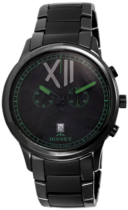 Bisset BSFE11BIBN03AX Nowoczesne Ice Ceramic Chronograph - zdjęcie 1