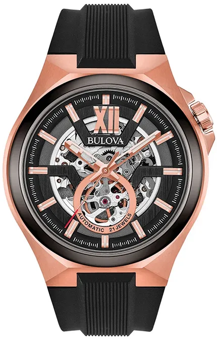 Bulova 98A177 Automatic Automatic Skeleton - zdjęcie 1