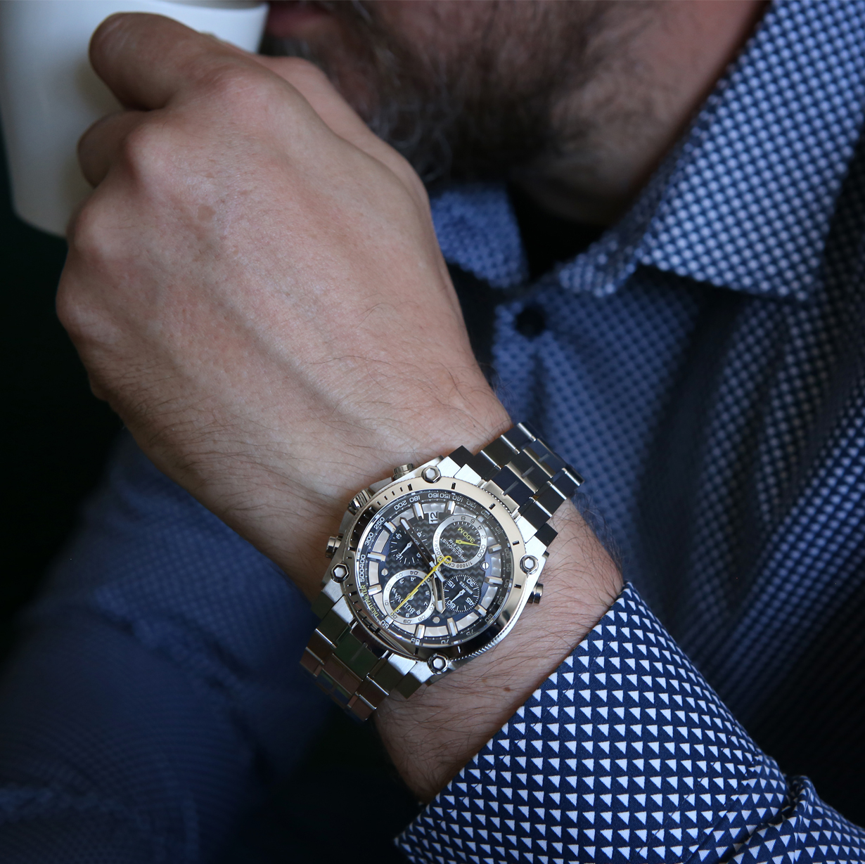 zegarek Bulova 96G175 kwarcowy męski Precisionist - miniatura 6