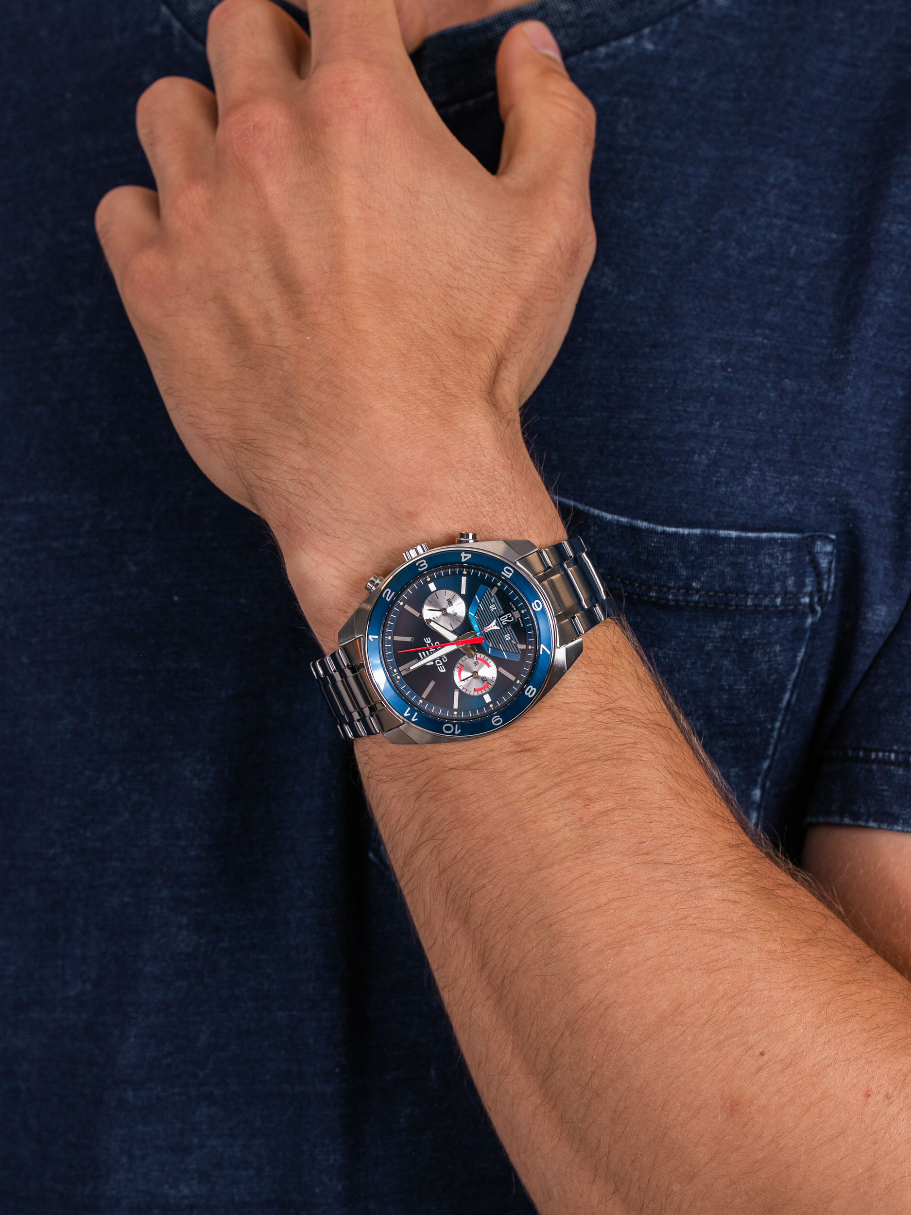 zegarek Edifice EFV-590D-2AVUEF męski z chronograf Edifice - miniatura 3