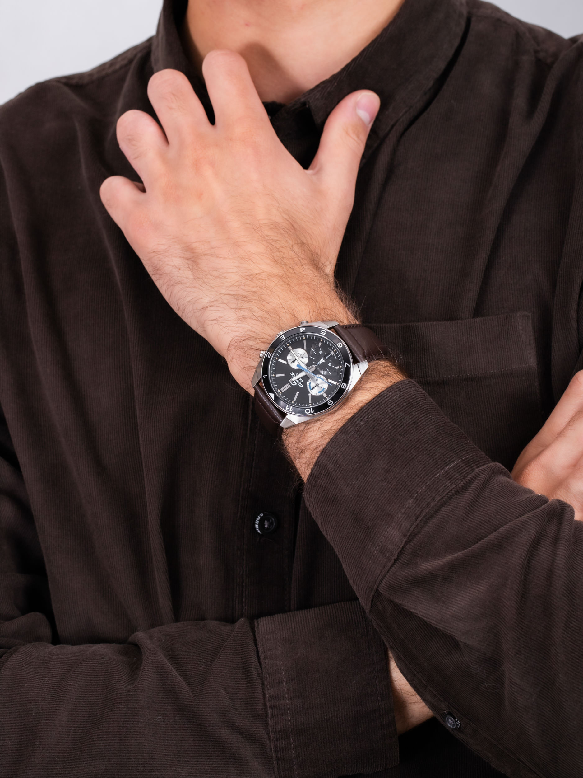 zegarek Edifice EFV-590L-1AVUEF męski z chronograf Edifice - miniatura 3