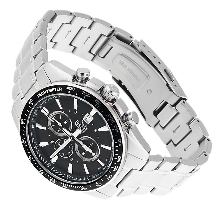 Edifice EF-547D-1A1VEF zegarek męski EDIFICE Momentum srebrny - miniatura 4