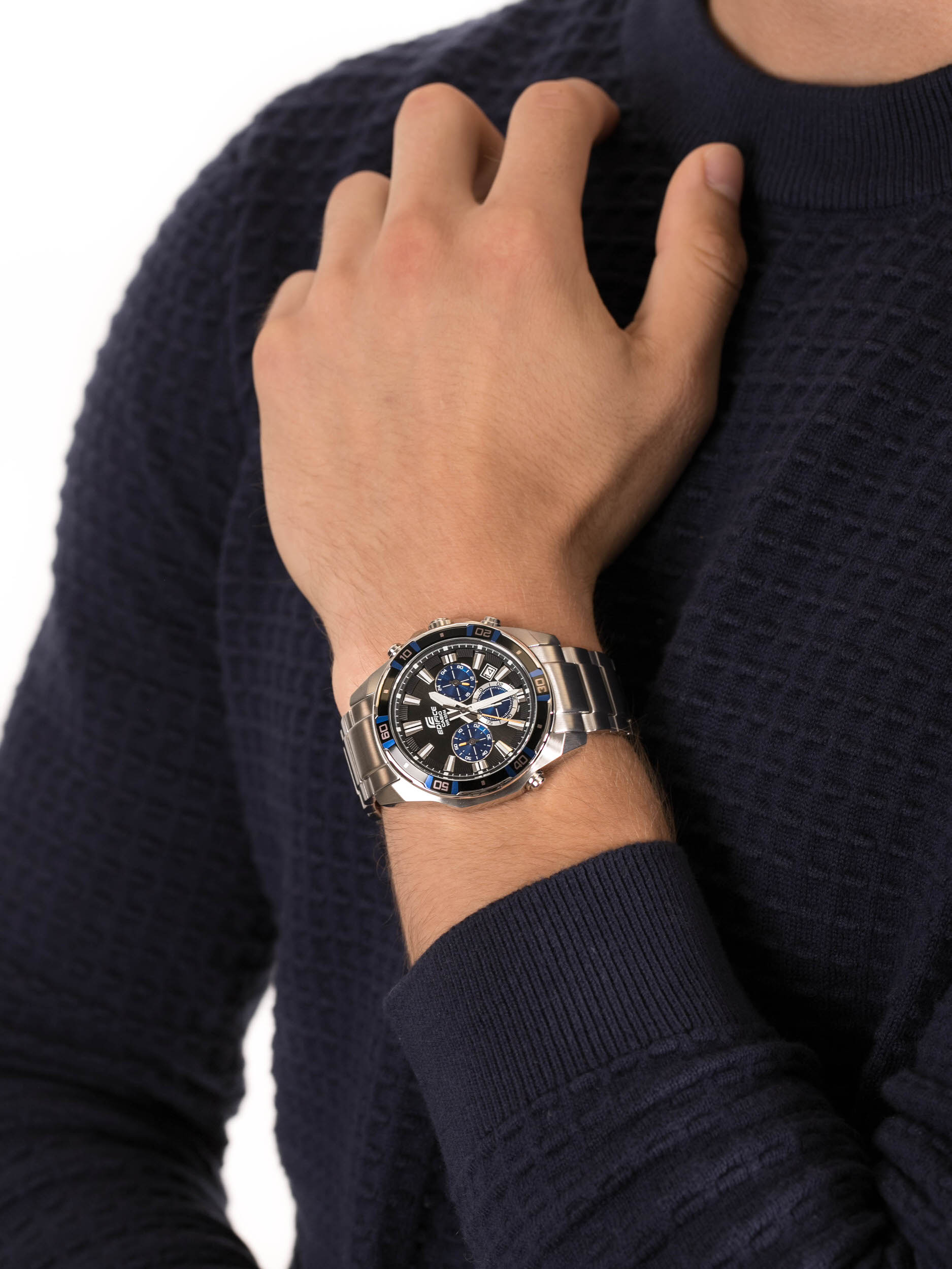 Edifice EFR-534D-1A2VEF męski zegarek EDIFICE Momentum bransoleta - miniatura 3