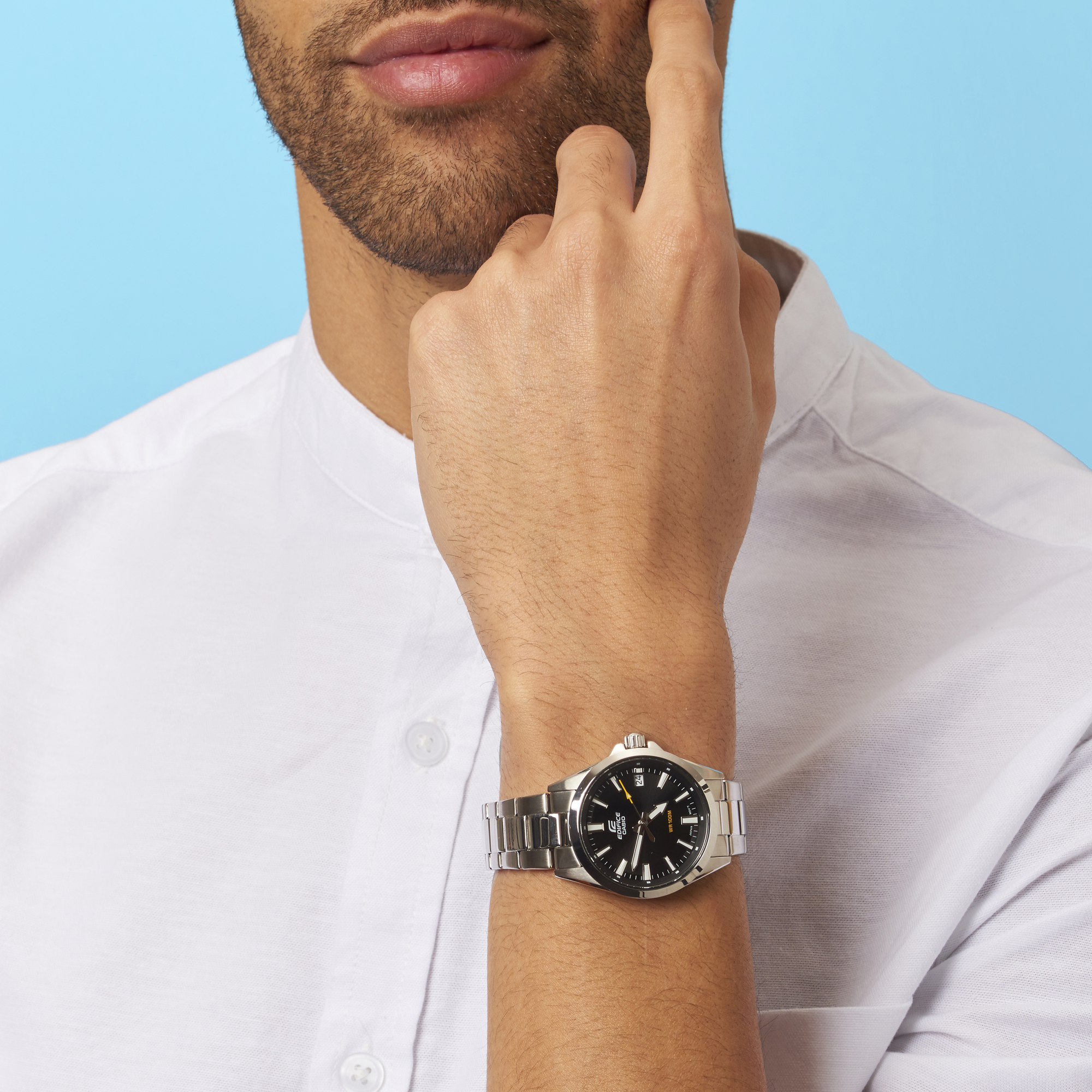 Edifice EFV-110D-1AVUEF męski zegarek EDIFICE Momentum bransoleta - miniatura 3