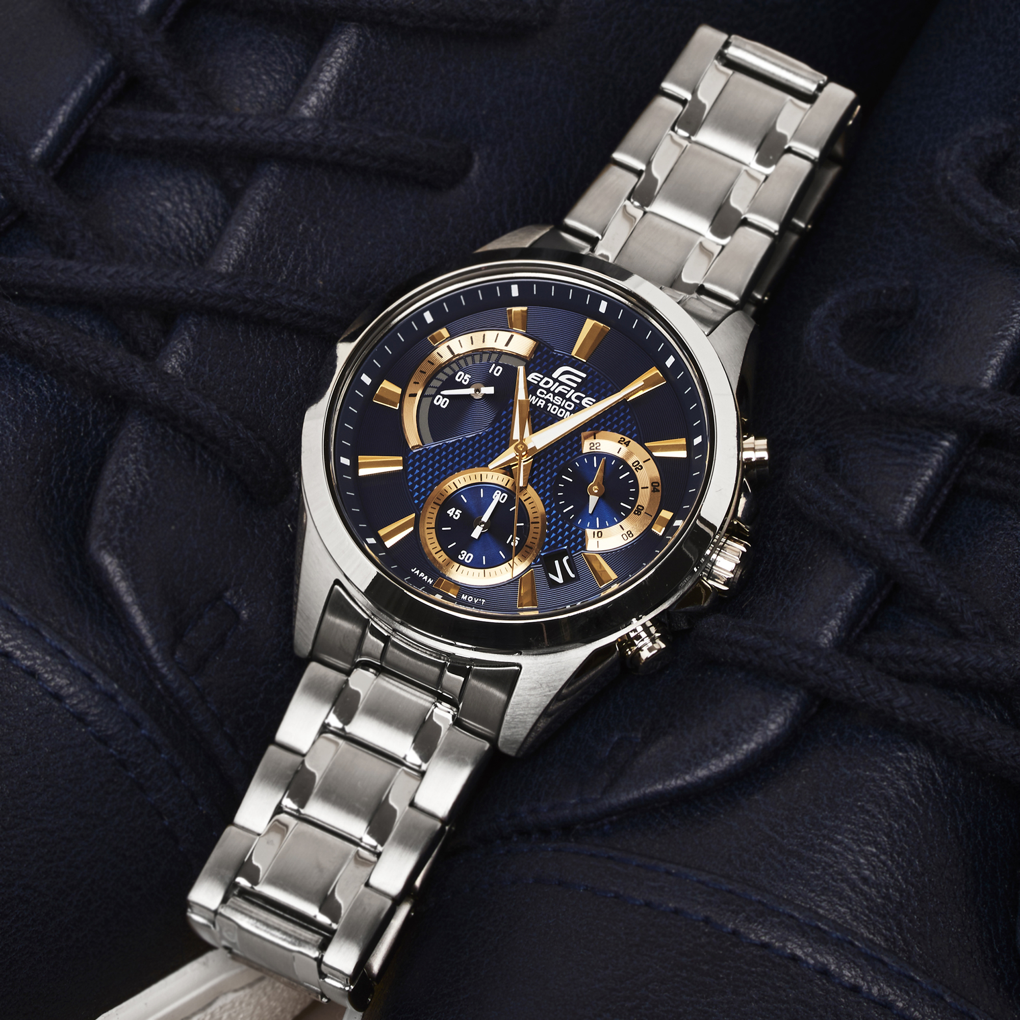 Edifice EFV-580D-2AVUEF zegarek srebrny klasyczny EDIFICE Momentum bransoleta - miniatura 5