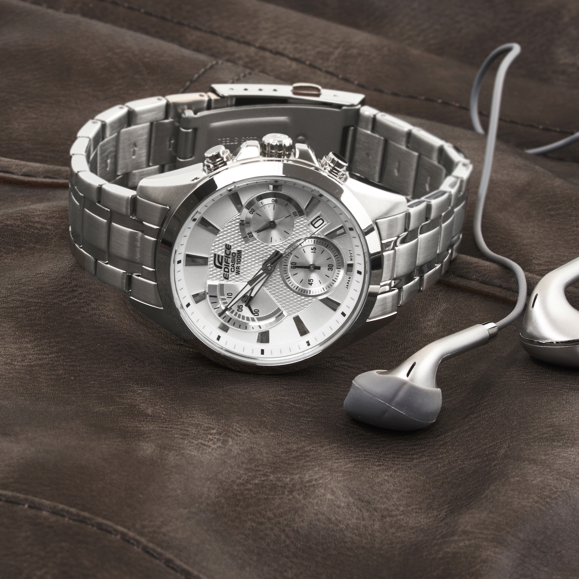 Edifice EFV-580D-7AVUEF zegarek srebrny klasyczny EDIFICE Momentum bransoleta - miniatura 5